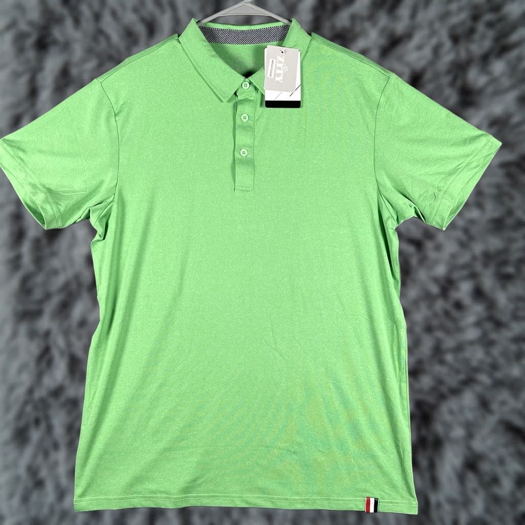 Vintage Zity Polo Shirt Mens Large Green Moisture Wick Bacterial Barrier Golf NWT Size US L / EU 52-54 / 3 - 1 Thumbnail