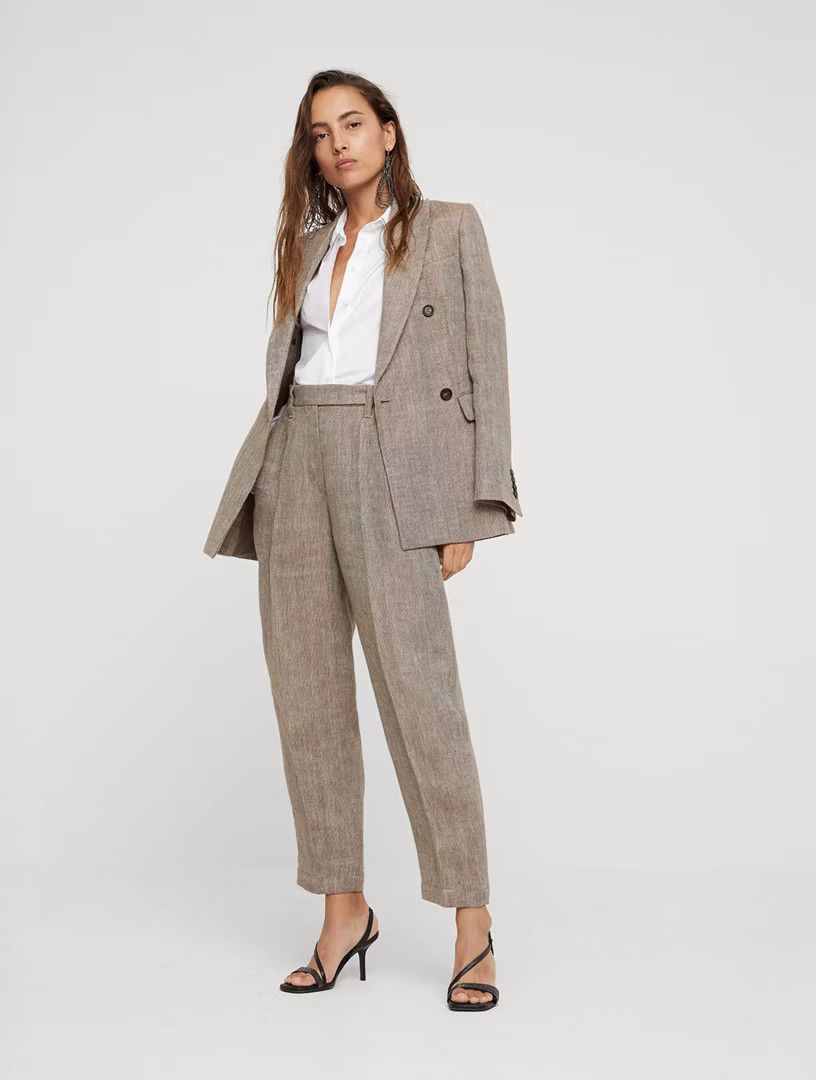 Brunello Cucinelli o1la1rc1a0425 Pants in Tobacco Size 28" / US 6 / IT 42 - 5 Thumbnail