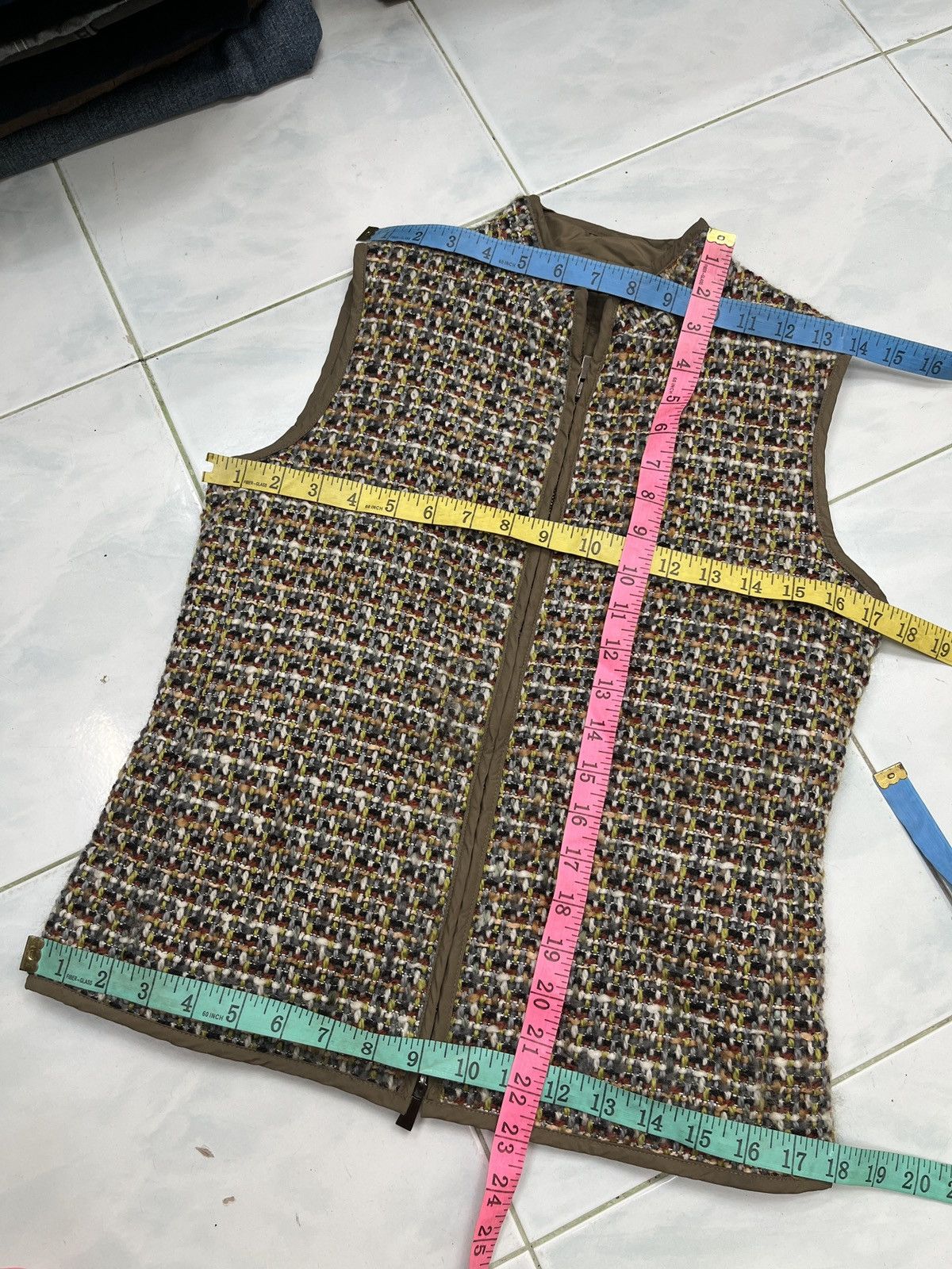 Versace 🔥🔥🔥STEALS GENNY BY GIANNI VERSACE TWEED VEST Size S / US 4 / IT 40 - 13 Thumbnail