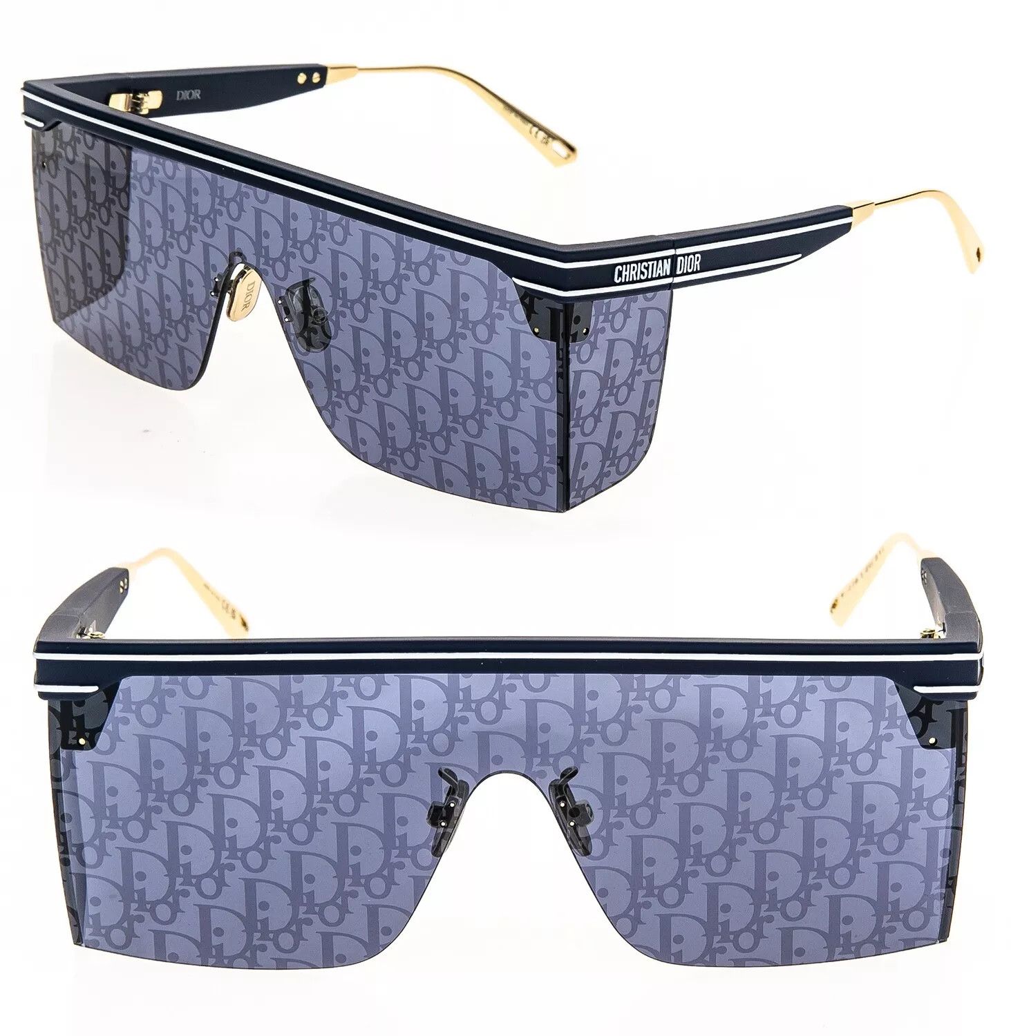 image of Christian Dior Monsieur Christian Dior Club Navy Blue Diorclub M1U Sunglass Cd40042, Women's