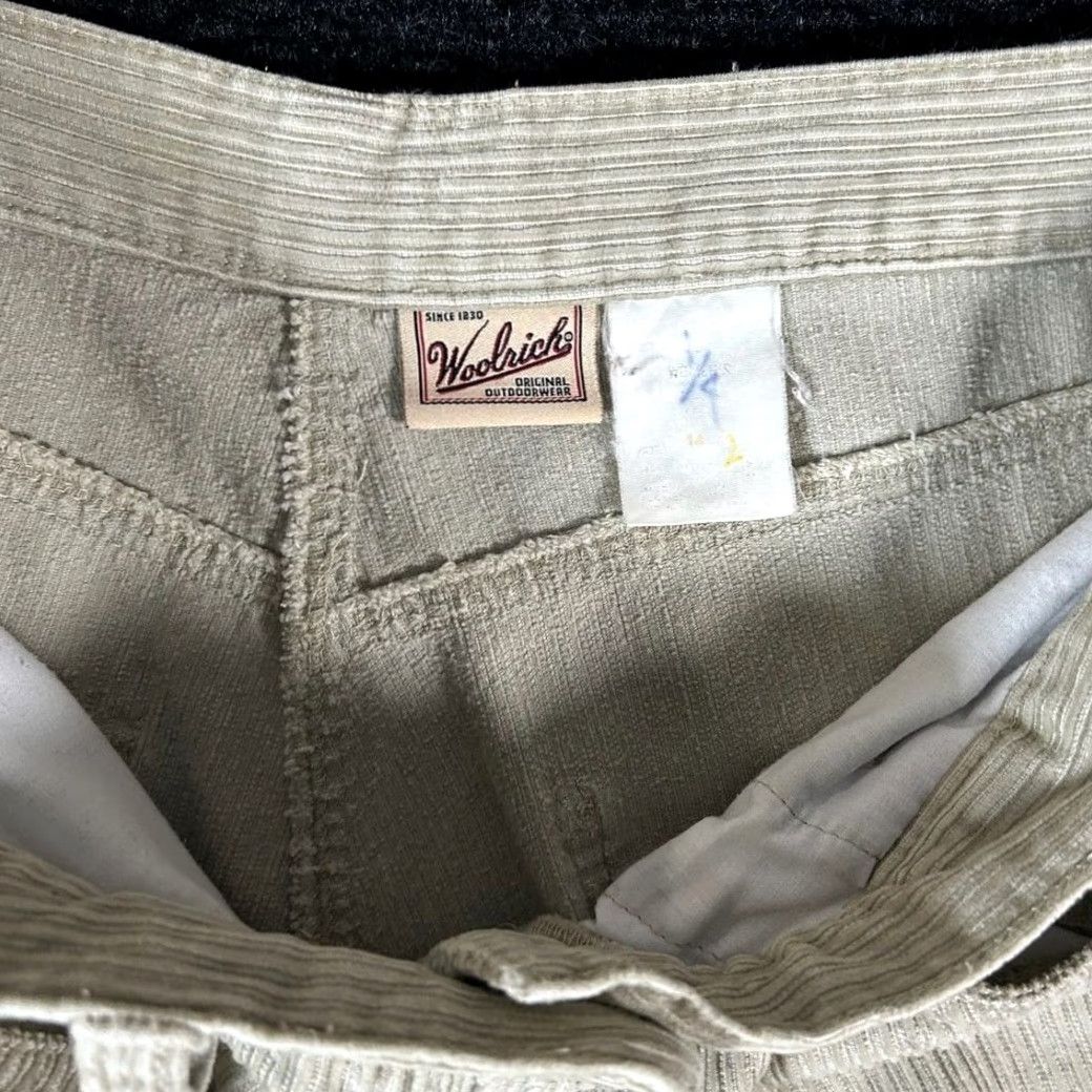 Vintage VINTAGE Woolrich Womens Pants Corduroy Beige High Rise Straight Leg 14 Khakis Jeans Style Populated by Pockets Size 36" / US 14 / IT 50 - 3 Thumbnail