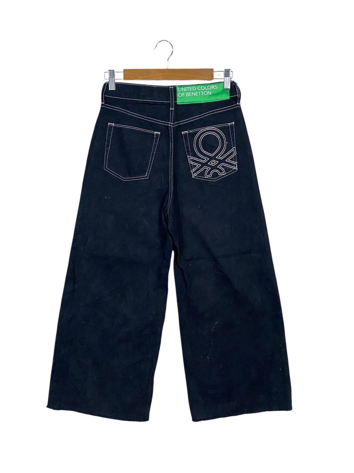 United Colors Of Benetton United colors of benetton wide black pants Size US 26 / EU 42 - 1 Thumbnail
