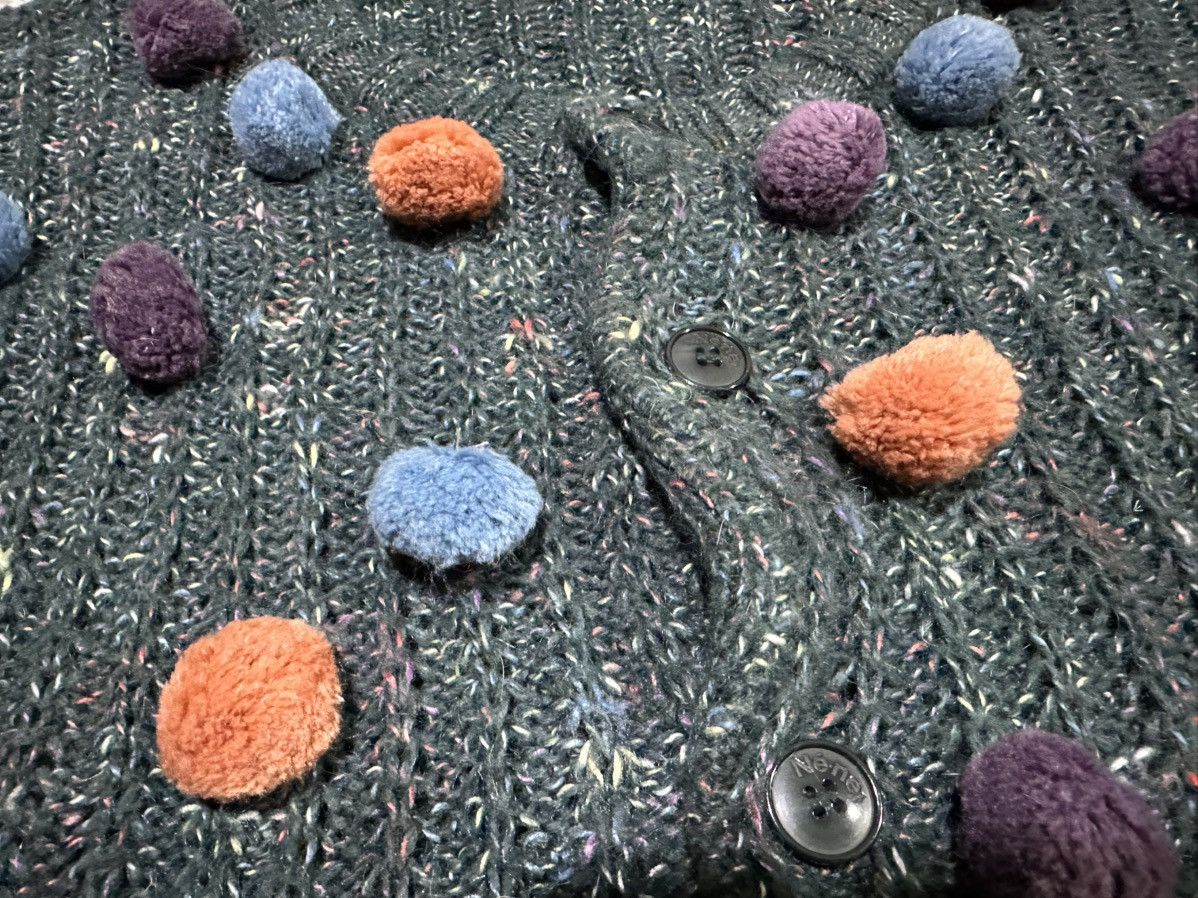 Ne-Net 🔥Y2K Vintage Ne-net Issey Miyake Pom Pom Knit Cardigan Size US L / EU 52-54 / 3 - 4 Thumbnail