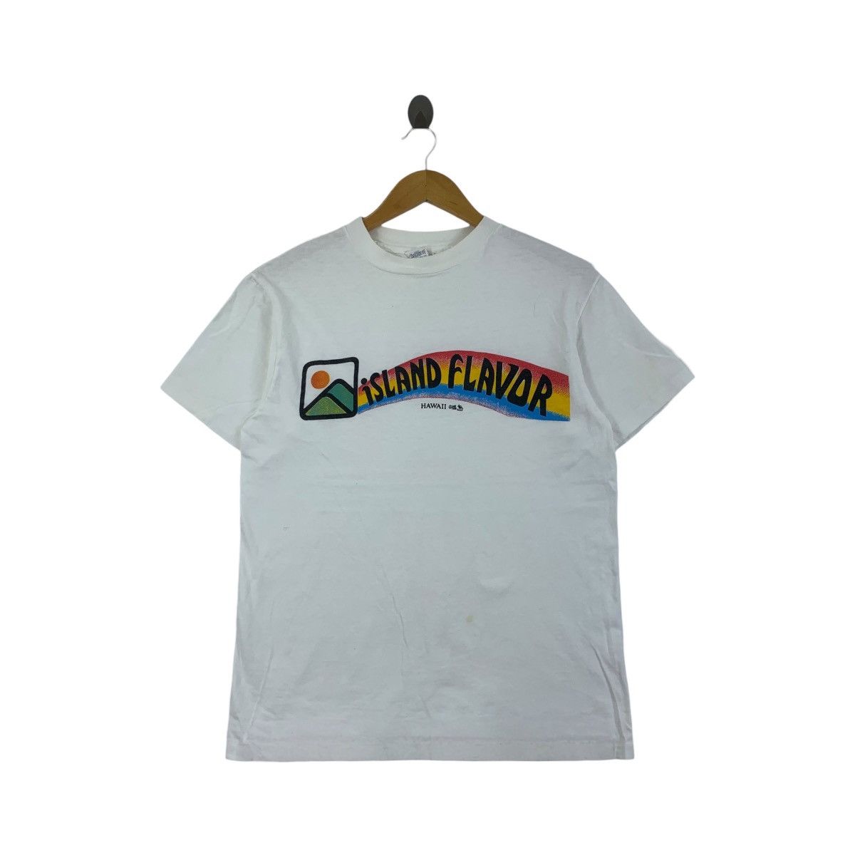 Hanes Vintage 1988 HAWAII ISLAND FLAVOR Illustration Beach Size US M / EU 48-50 / 2 - 1 Thumbnail