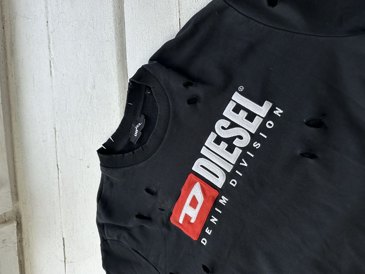 Diesel 🚨DIESEL HYPE DENIM DIVISION BIG LOGO BOXY FIT DISTRESS Size US L / EU 52-54 / 3 - 6 Thumbnail
