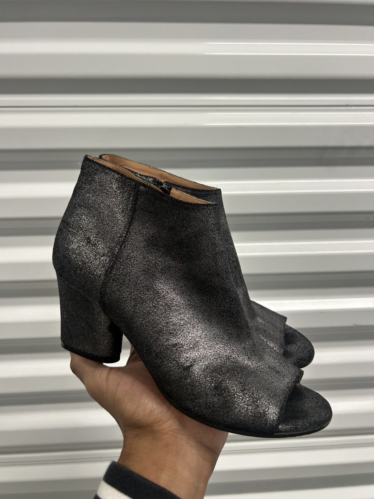 Maison Margiela Maison margiela Open Toes Glitter Heels Size US 6.5 / IT 36.5 - 1 Thumbnail