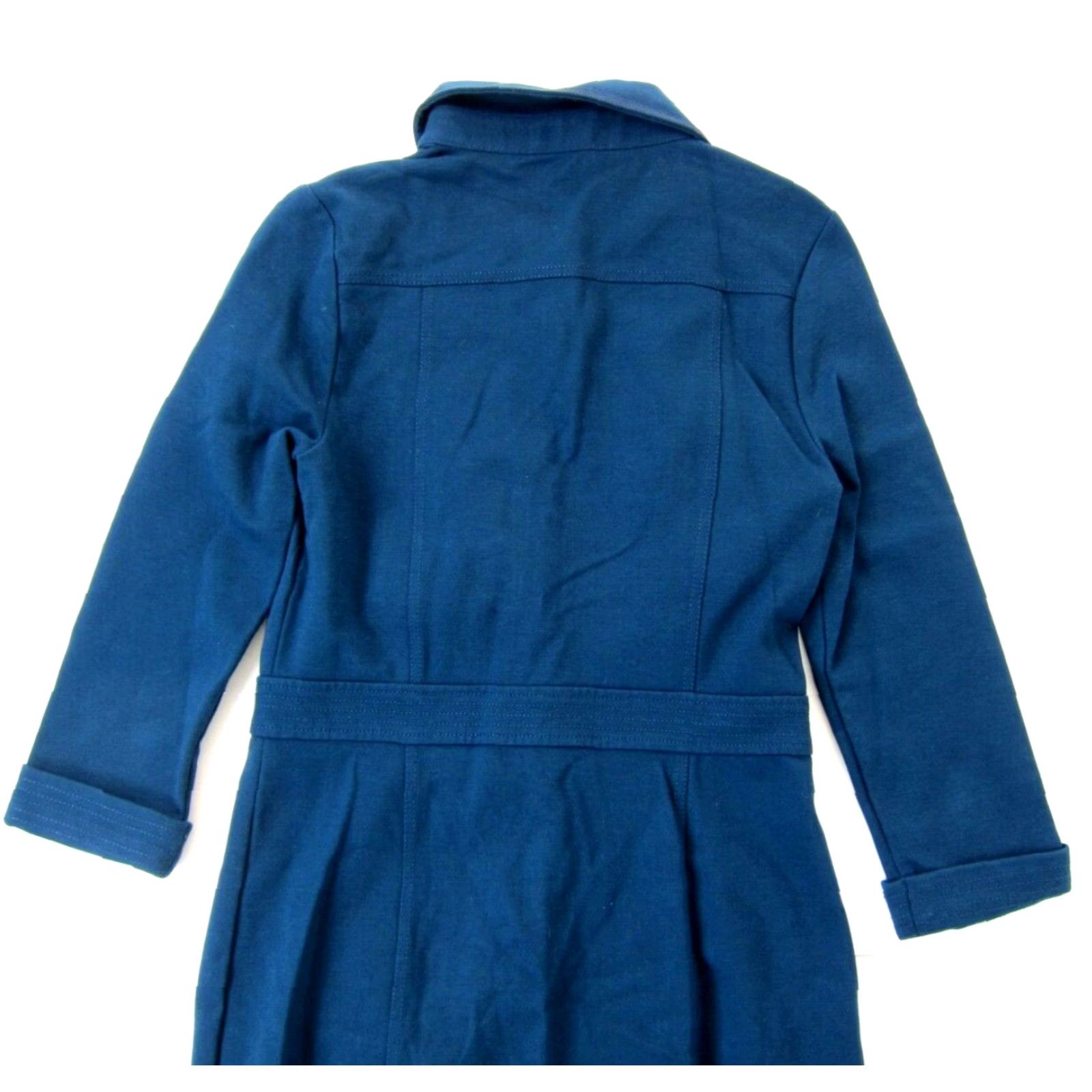 Boden Boden Ocean Blue Stretch Collared 3/4 Sleeve Button Down Shirt Dress Women 6 Size M / US 6-8 / IT 42-44 - 6 Thumbnail