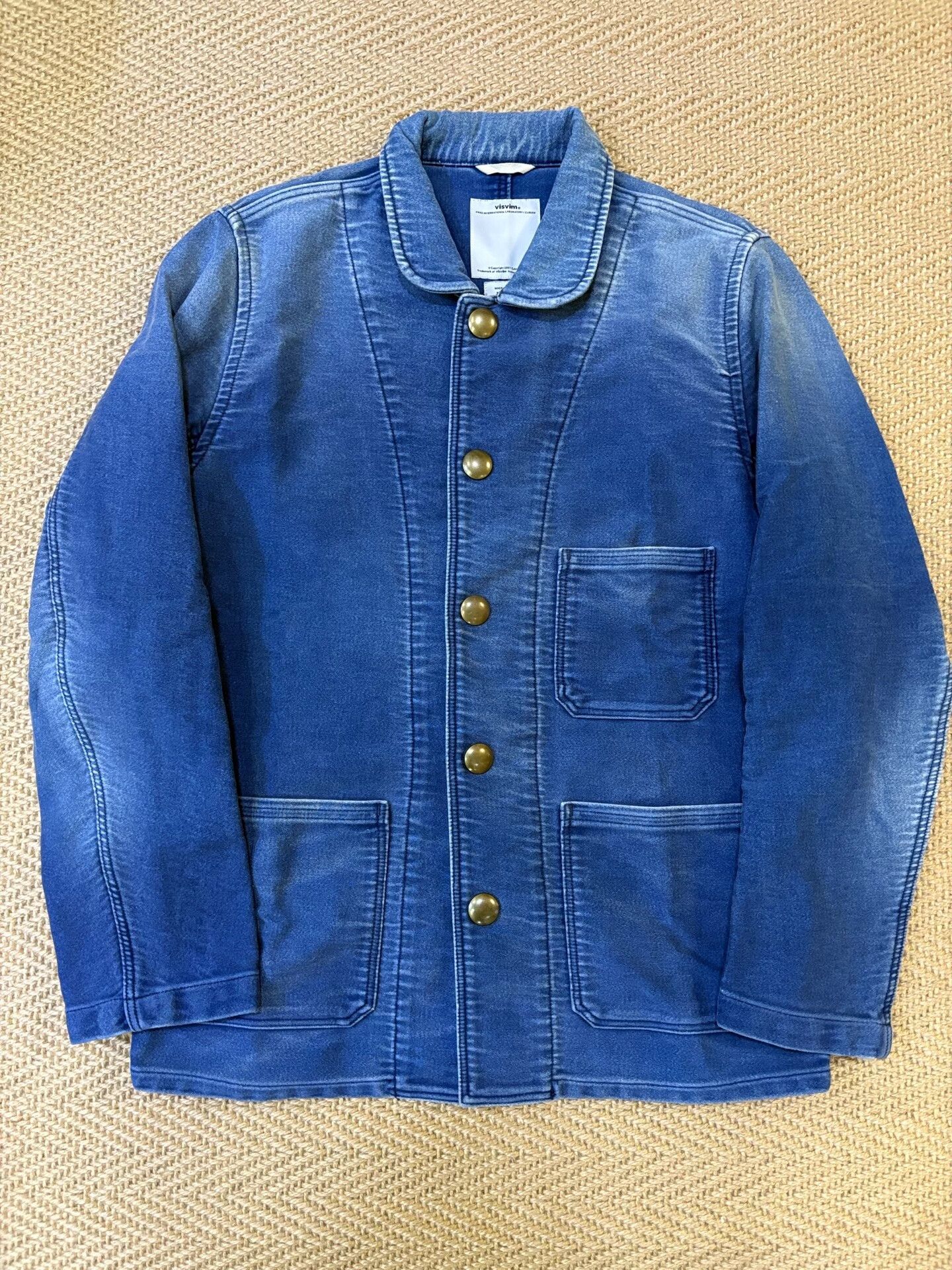 Visvim visvim vintage denim jacket with unique design Size US M / EU 48-50 / 2 - 1 Thumbnail