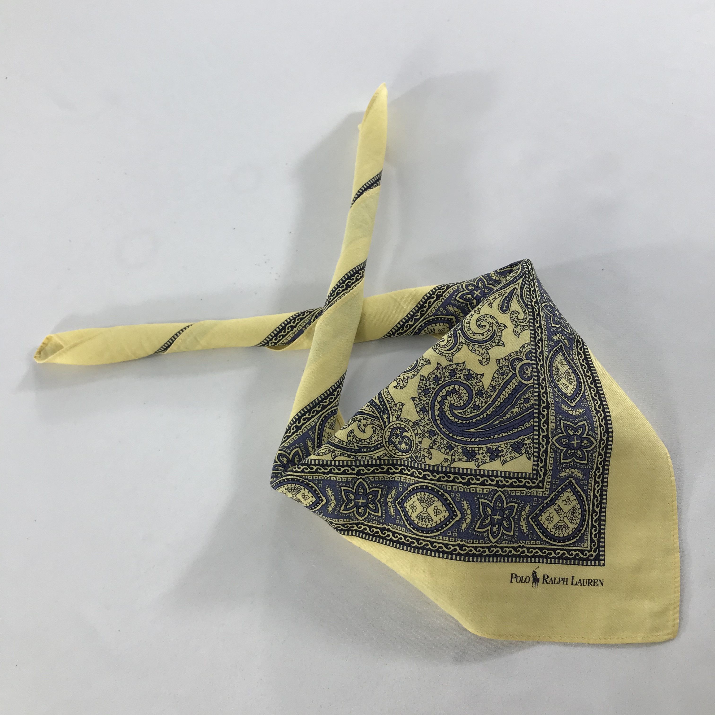 Polo Ralph Lauren × Vintage Polo Ralph Lauren Bandana / Handkerchief /Neckerchief -S1405 Size ONE SIZE - 4 Thumbnail