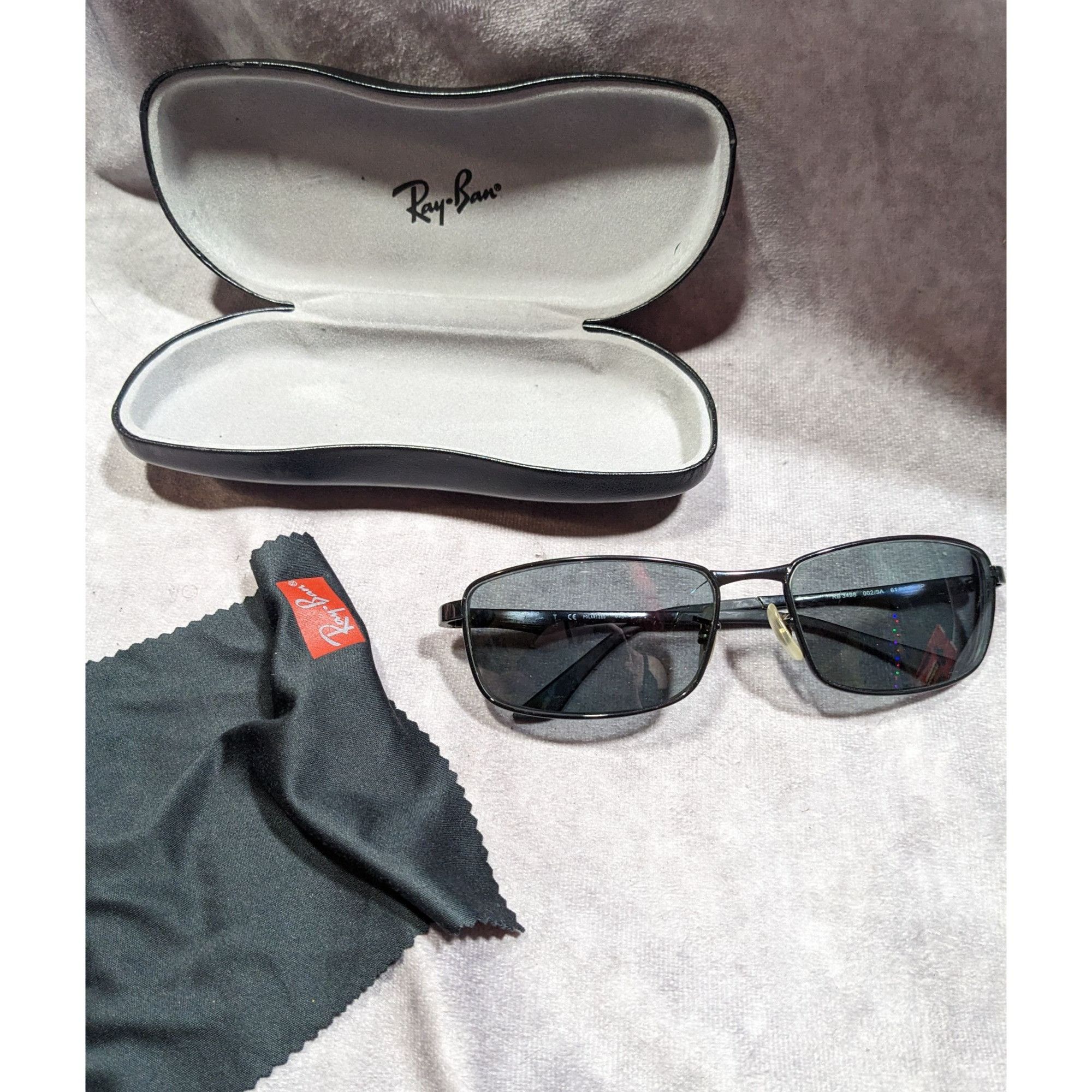 RayBan RayBan RB3498 Black Sunglasses FRAMES ONLY Size ONE SIZE - 1 Thumbnail