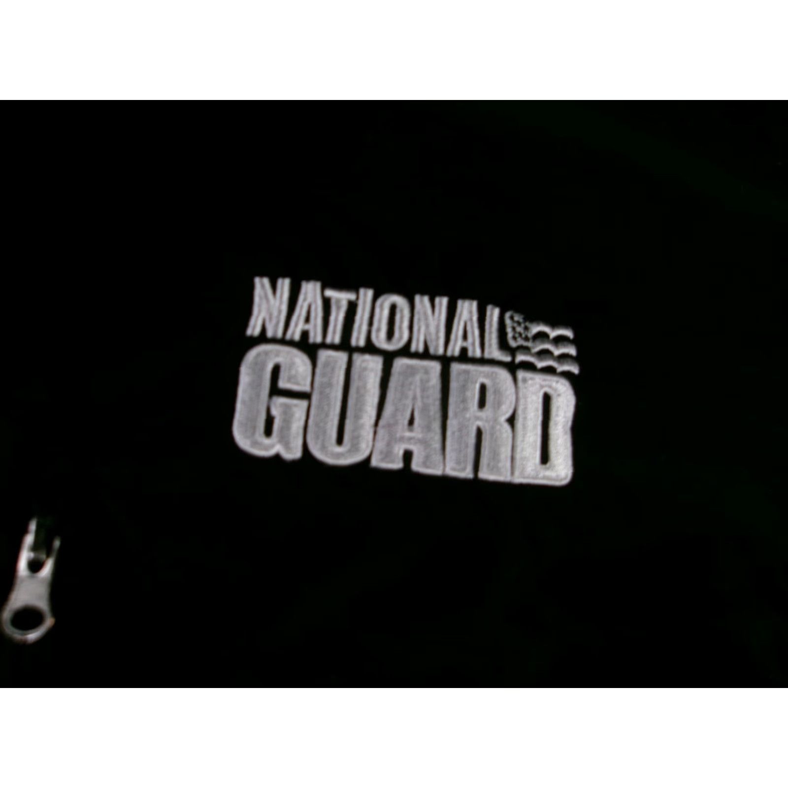 Logo 7 National Guard Jacket Mens XL Black Fleece Full Zip Embroidered Logo Pockets Size US XL / EU 56 / 4 - 3 Thumbnail