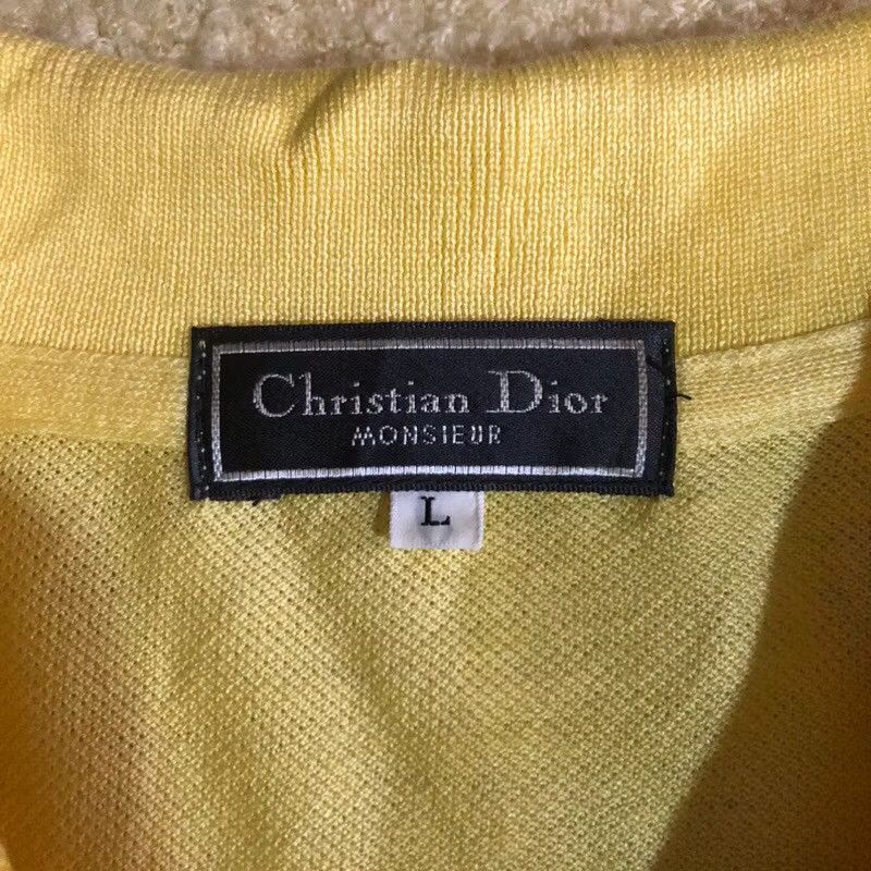 Christian Dior Monsieur × Dior Christian Dior Monsieur Yellow Polos Size US L / EU 52-54 / 3 - 3 Thumbnail