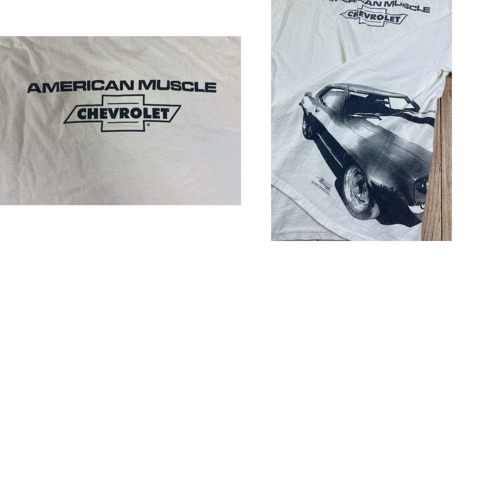 Vintage VINTAGE Rockstar Camaro White Blue T-Shirt L Men Short Sleeve Cars 90s Mens Size US L / EU 52-54 / 3 - 8 Thumbnail