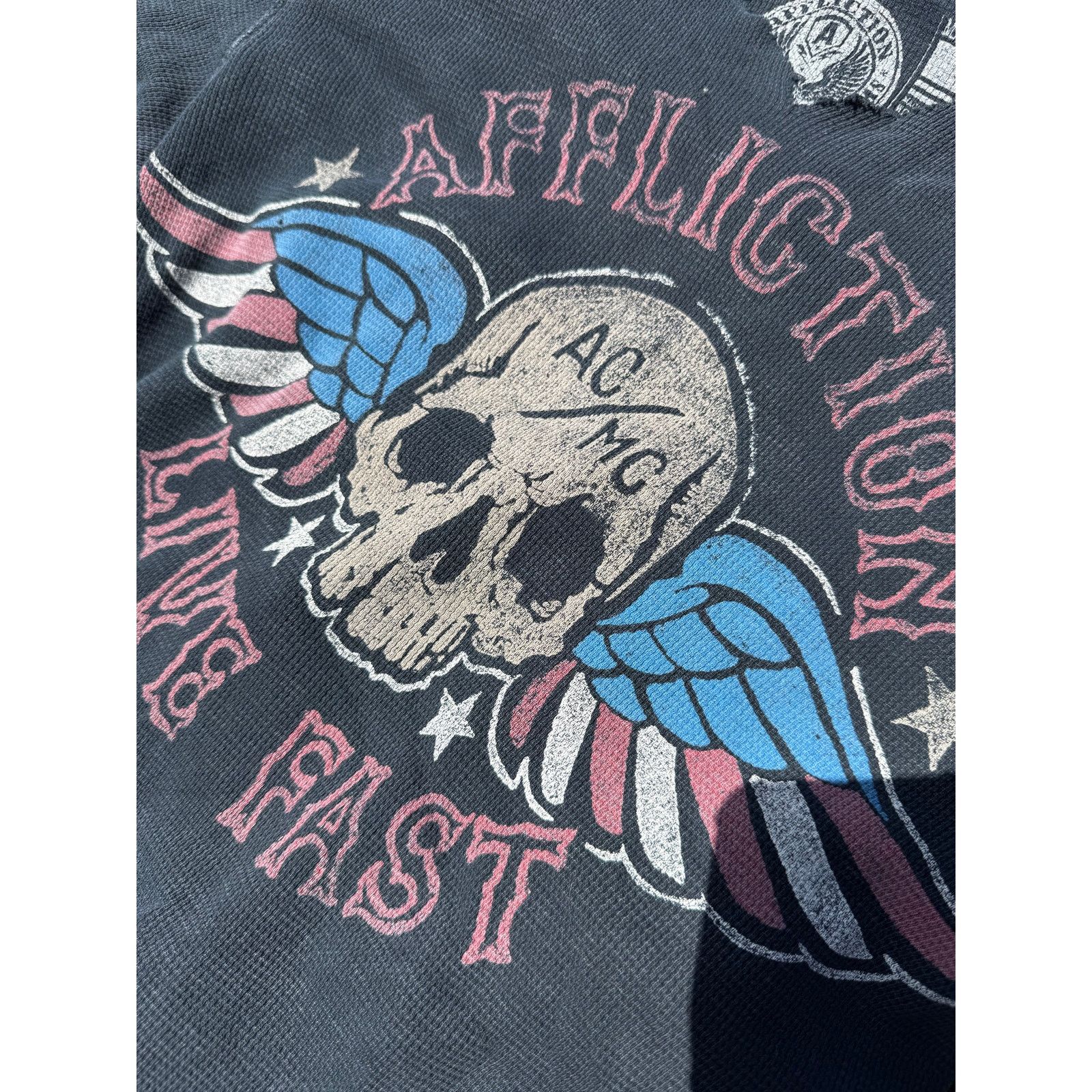 Affliction Rare y2k Vintage Affliction Top size medium Size M / US 6-8 / IT 42-44 - 4 Thumbnail