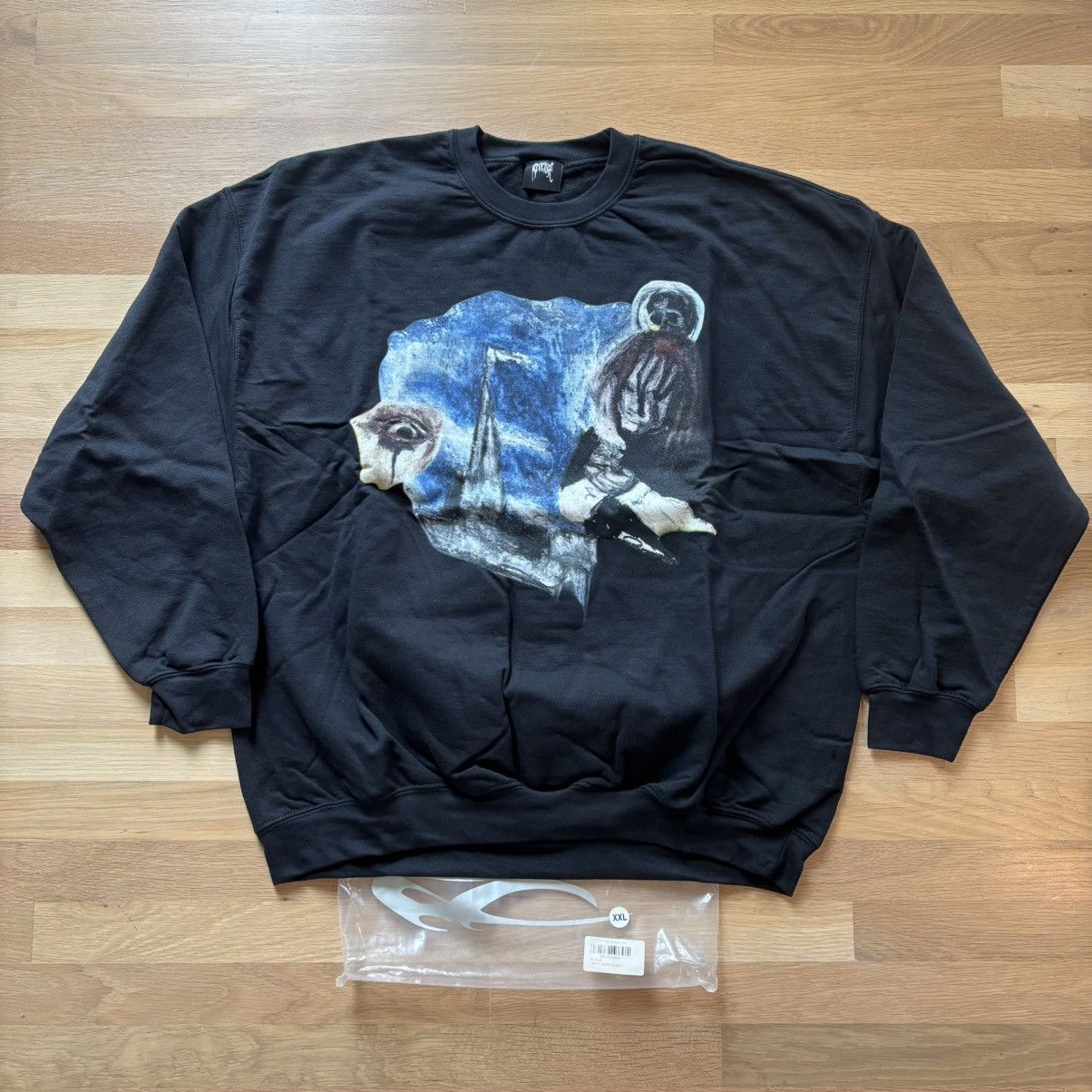 Revenge Revenge Crayon Trippie Redd Crewneck Sweatshirt Size US XXL / EU 58 / 5 - 3 Thumbnail