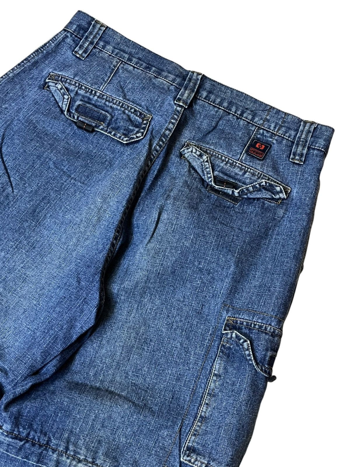 JNCO VINTAGE OTB ONE TOUGH BRAND 2 in 1 BAGGY JEANS INSPIRED JNCO Size US 34 / EU 50 - 9 Thumbnail