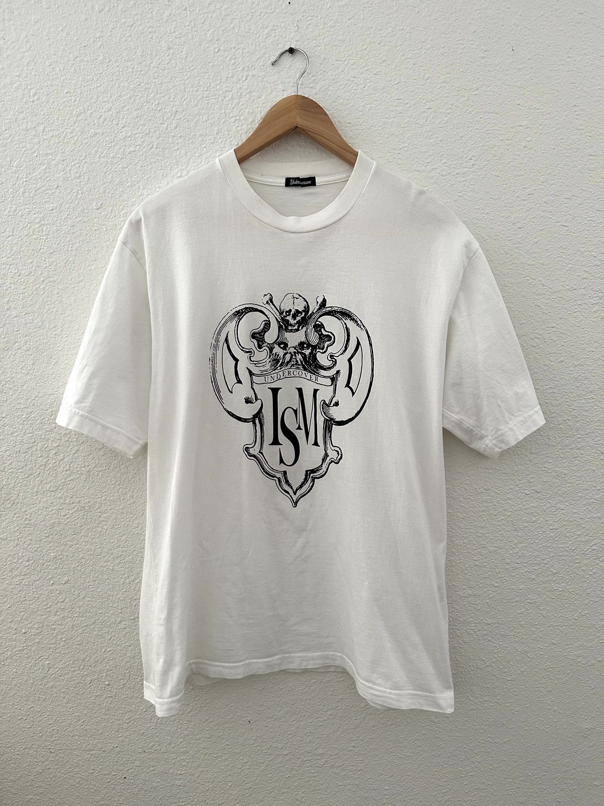 image of Undercover Crest Tee in White, Men's (Size Small)