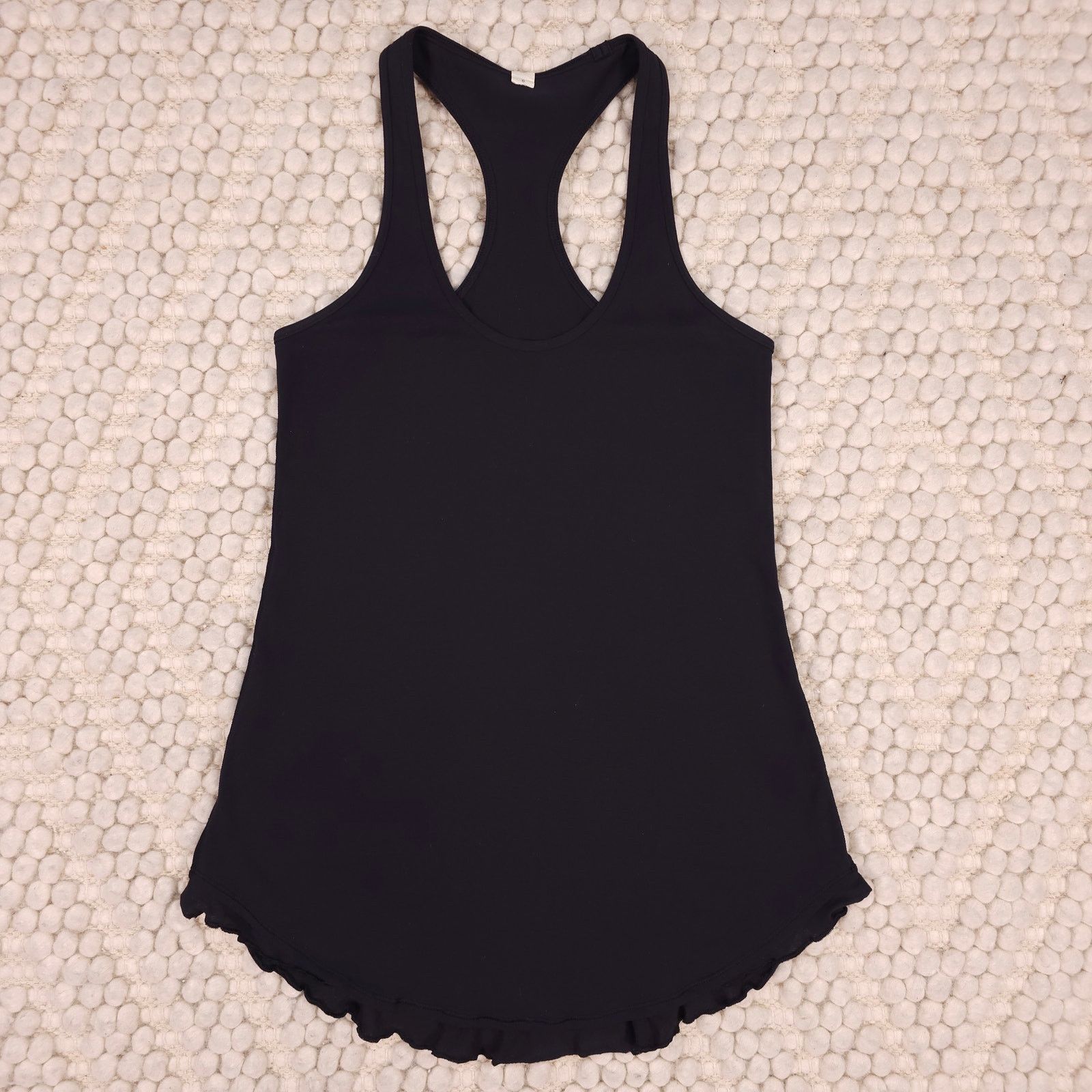 Lululemon Lululemon Cool Racerback Ruffled Up Black Sz 6 Size M / US 6-8 / IT 42-44 - 5 Thumbnail