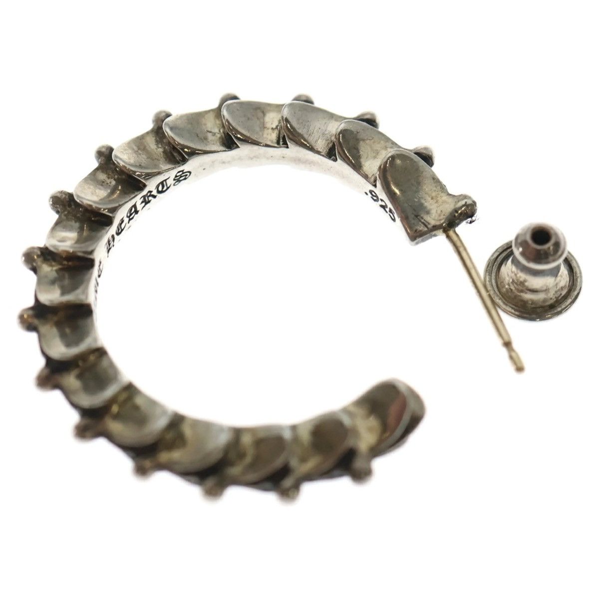 Chrome Hearts Chrome Hearts Cross tail Hoop Earring Size ONE SIZE - 6 Thumbnail