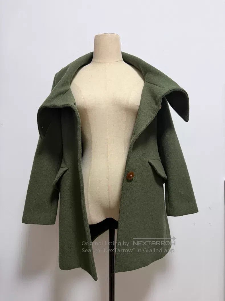 Vivienne Westwood Vivienne Westwood Matcha latte wool coat, Coat Size M / US 6-8 / IT 42-44 - 6 Thumbnail