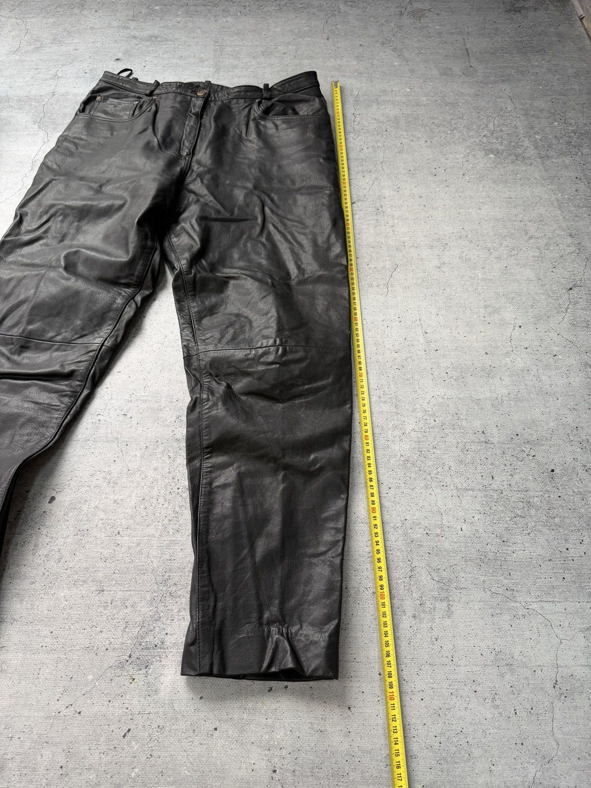 Genuine Leather Crazy! Cowboy core lace up leather pants opium avant garde M Size US 32 / EU 48 - 7 Thumbnail