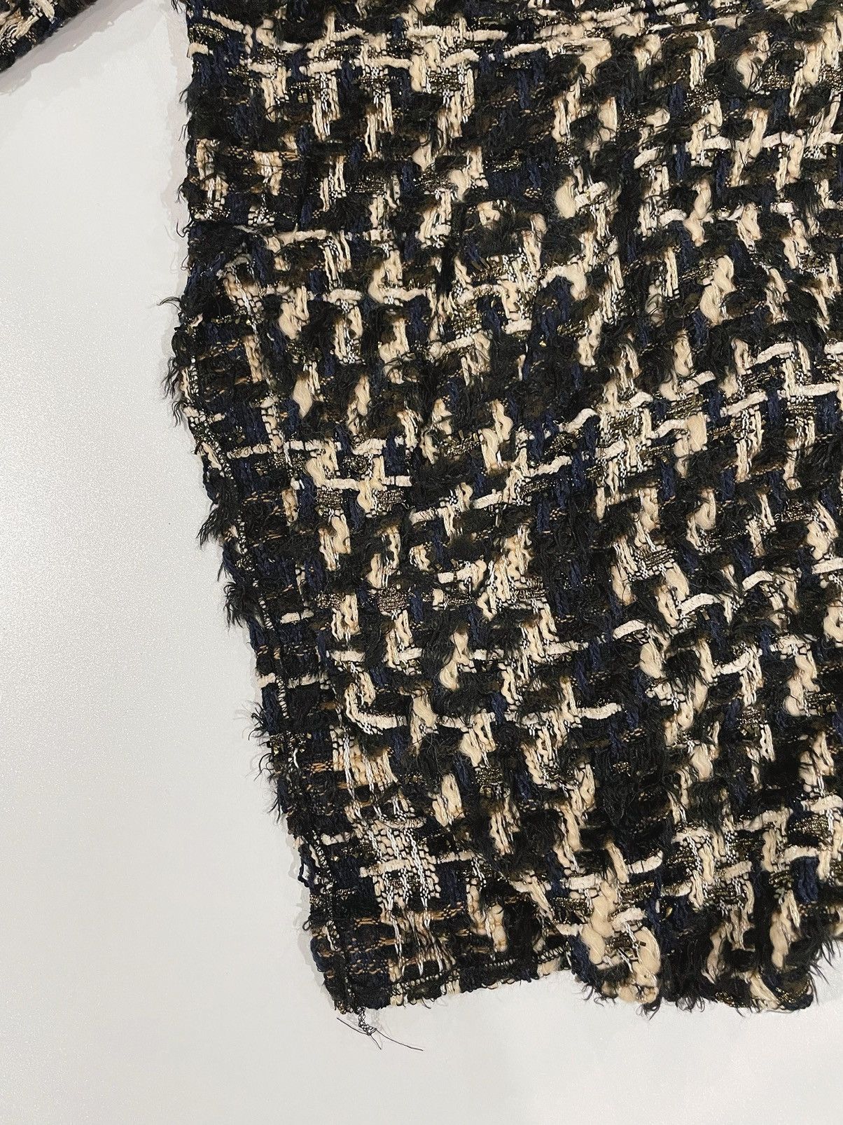 Faith Connexion Faith Connexion multicolor black-beige tweed oversized shirt Size US S / EU 44-46 / 1 - 5 Thumbnail