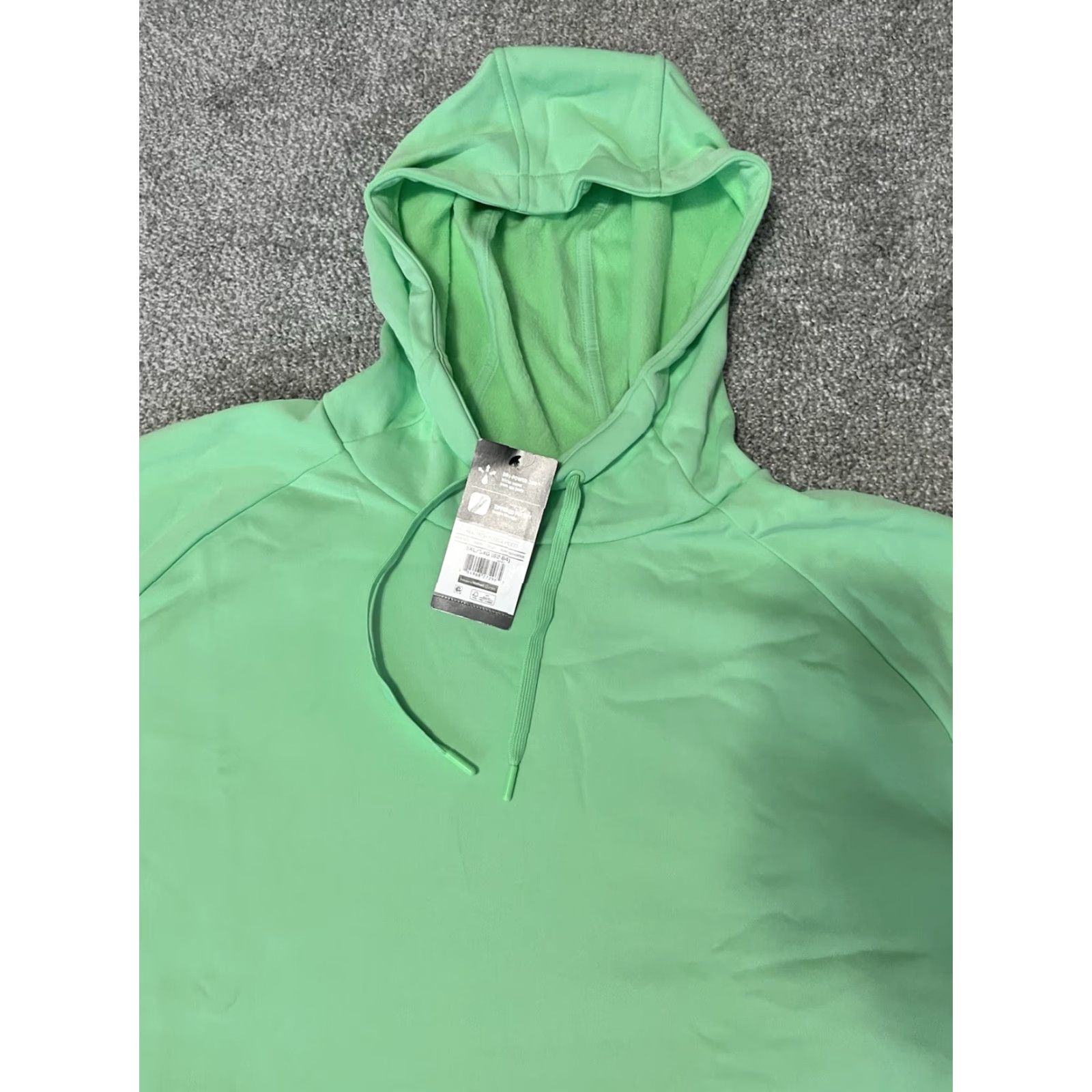 Russell Athletic RUSSELL Polytech Fleece Pullover Hoodie Sweatshirt Green 5XL Men Hooded Graphic Print Pockets Logo Size US XXL / EU 58 / 5 - 2 Thumbnail