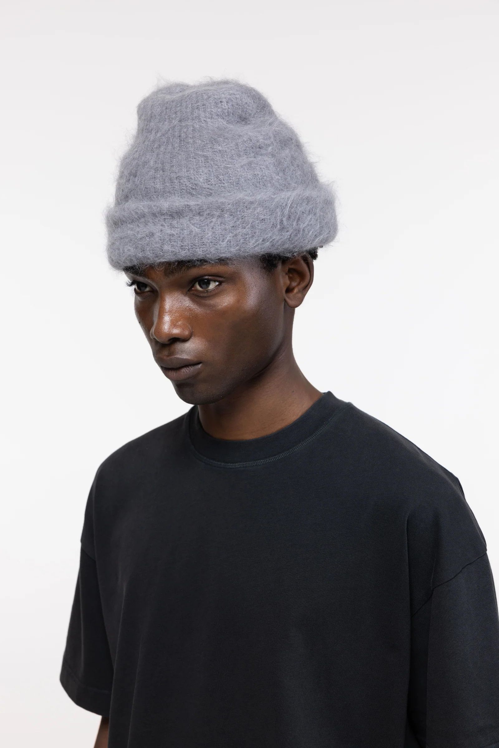 Blank Alpaca Knit Beanie