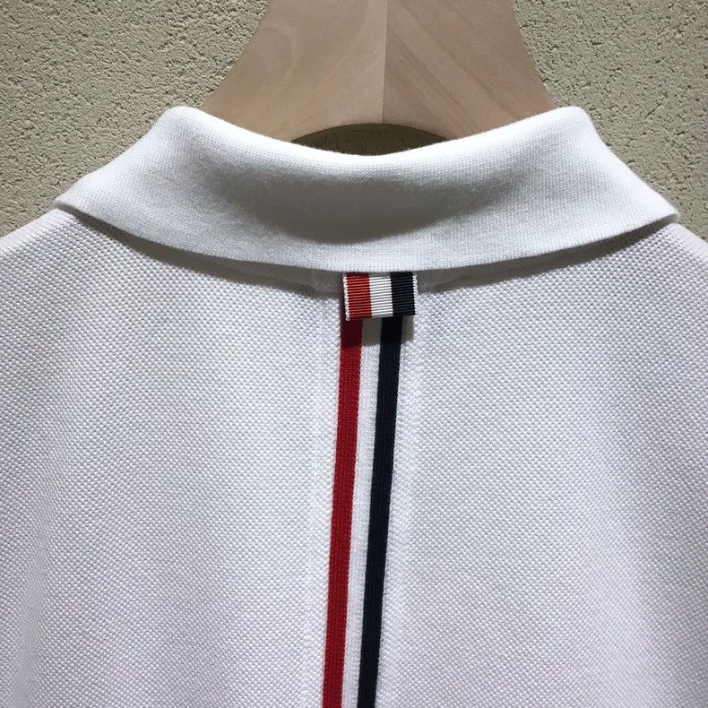 Thom Browne Thom Browne Turned-up polo shirt Size US M / EU 48-50 / 2 - 5 Thumbnail