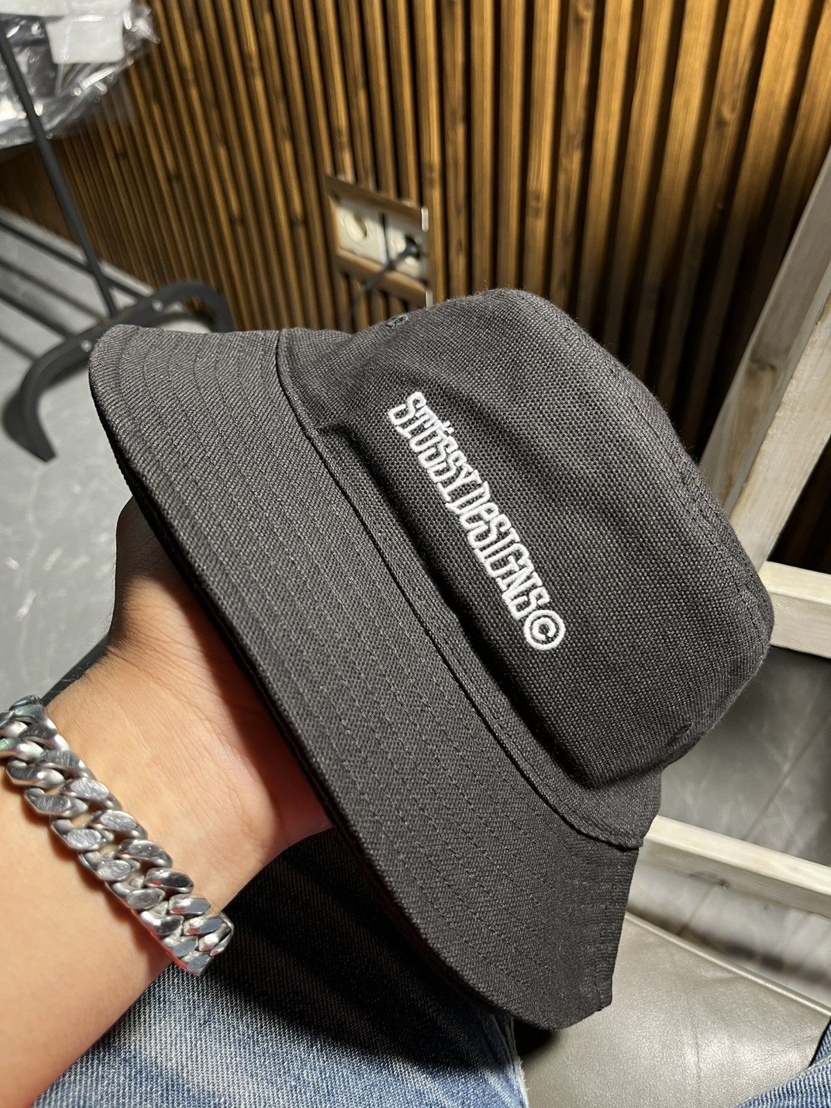 Stussy Stussy canvas wide brim bucket hat Size ONE SIZE - 1 Thumbnail