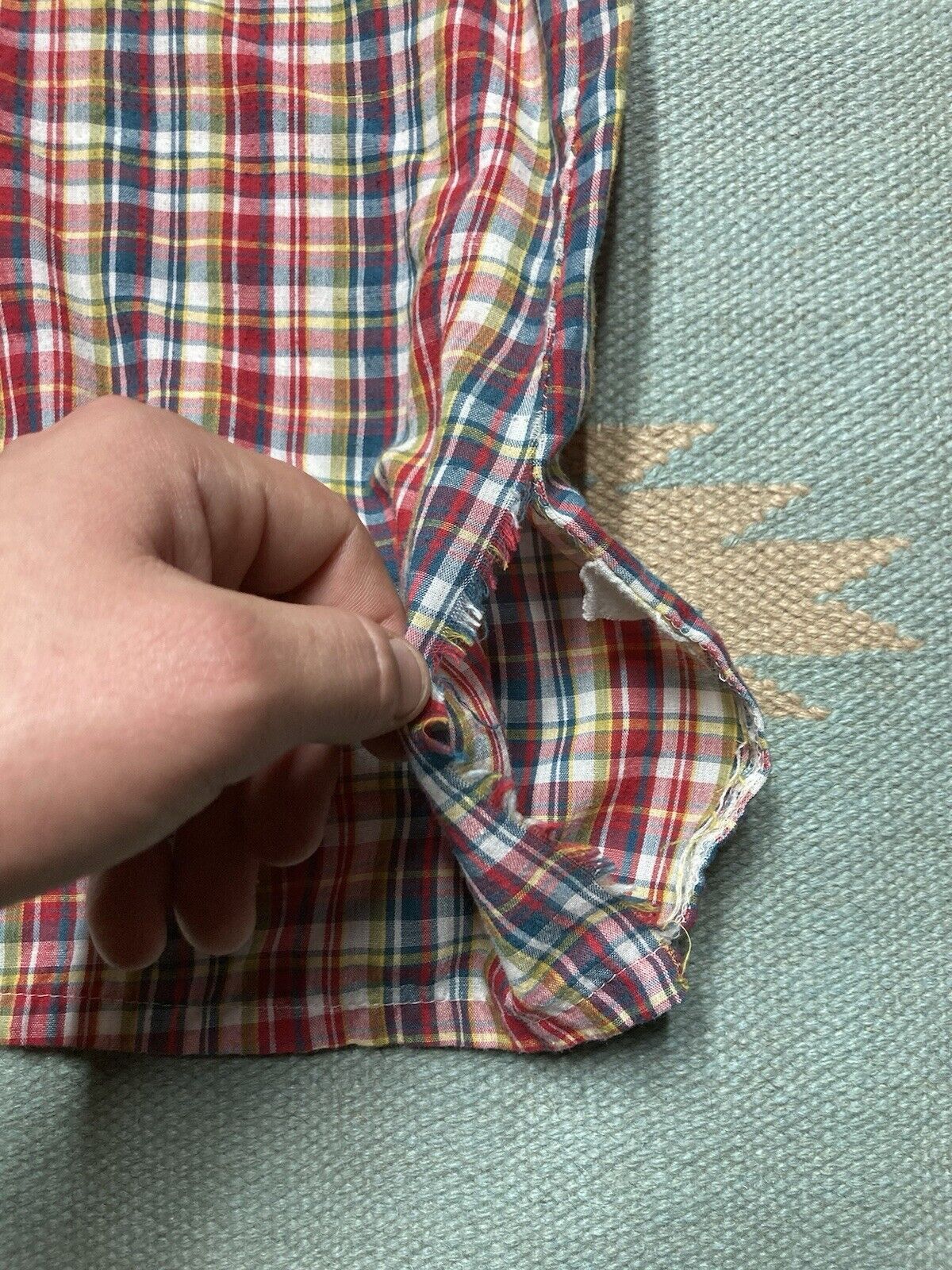 JCPenney VTG 70s JCPenney plaid shirt lightweight 18-18.5 XXL Size US XXL / EU 58 / 5 - 3 Thumbnail