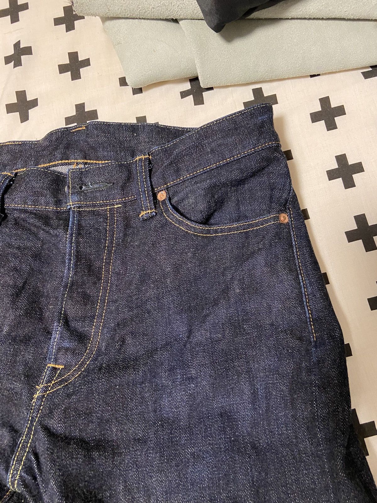 Momotaro Jeans MOMOTARO JEANS 15.7oz GTB" #201 Denim (New Tapered fit) Size US 31 - 5 Thumbnail