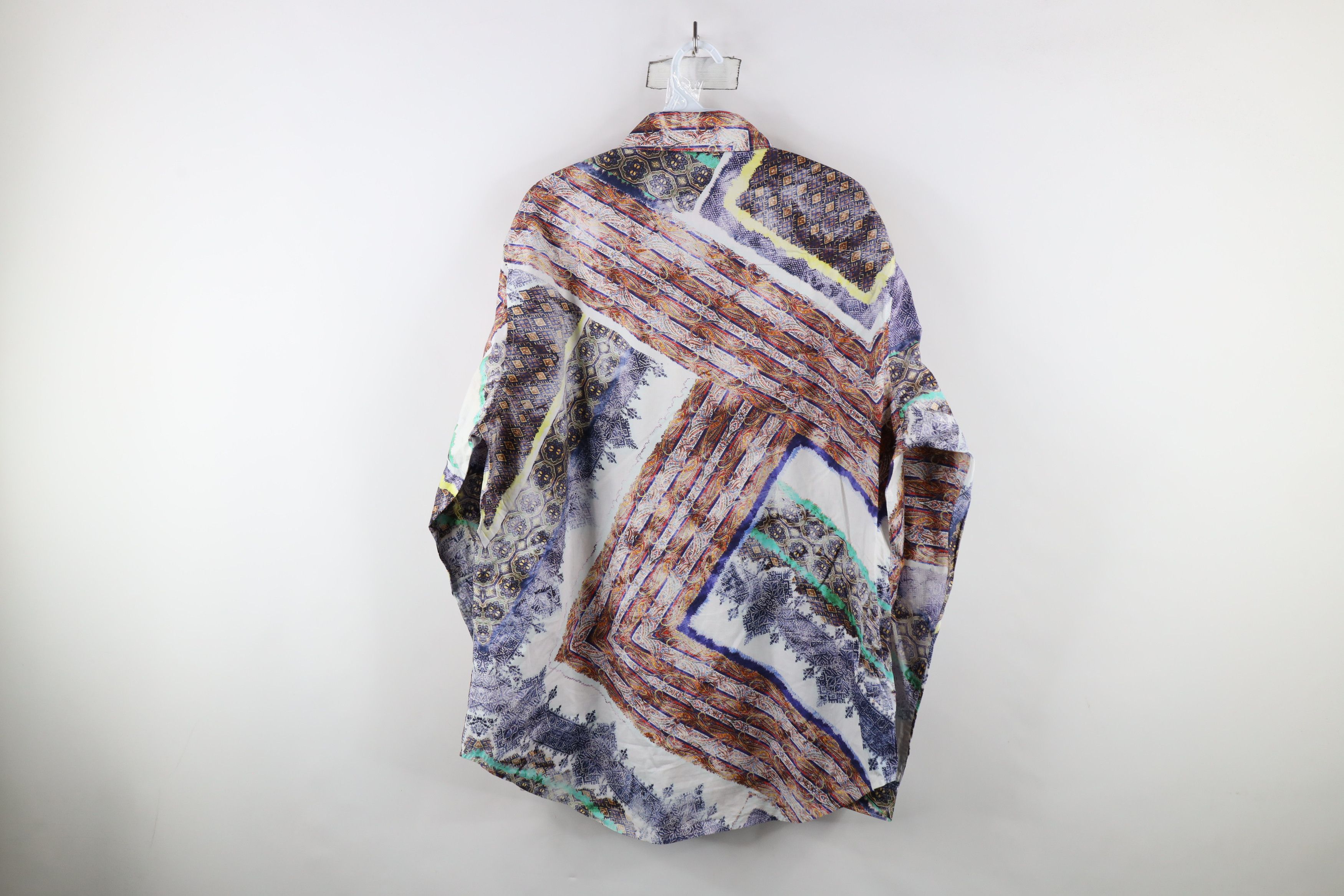 Robert Graham × Vintage Robert Graham Limited Edition Geometric Paisley Button Shirt Size XL / US 12-14 / IT 48-50 - 12 Thumbnail
