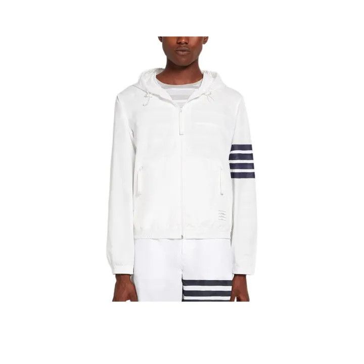 Thom Browne Thom Browne Hooded Zip Jacket for Men 0079 Size US M / EU 48-50 / 2 - 1 Thumbnail