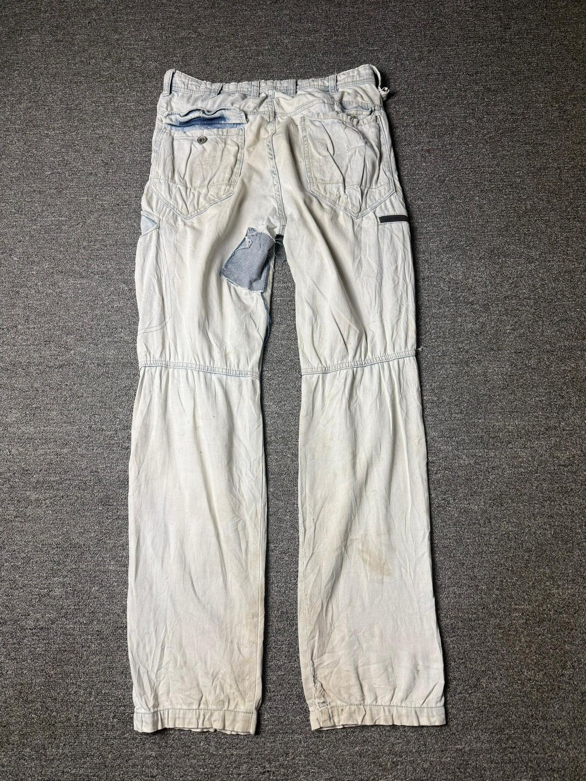 Japanese Brand Fieldcore Aerolight Stretch Jeans with Patches (172) Size US 32 / EU 48 - 9 Thumbnail