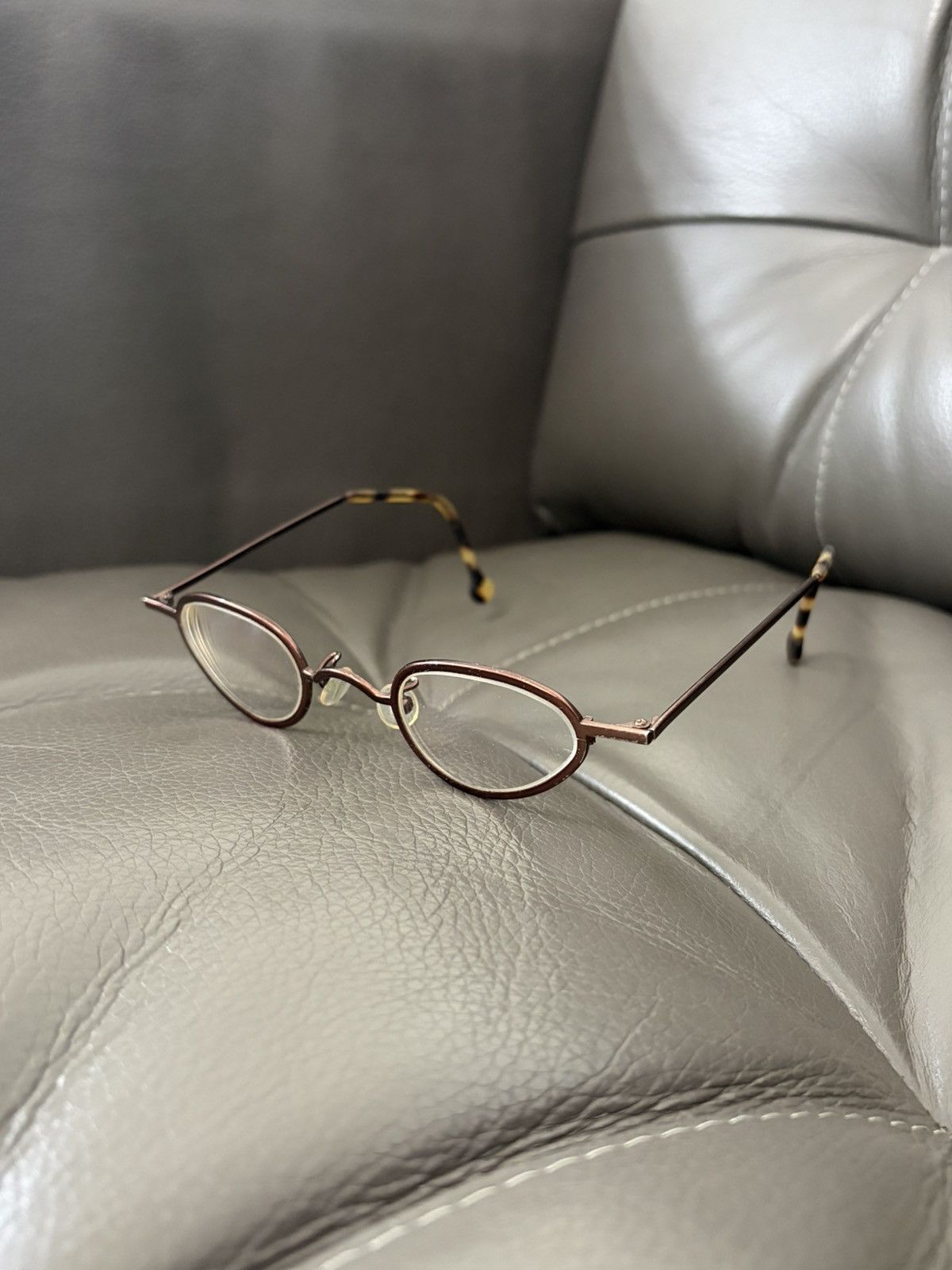 l.a.Eyeworks L.A. Eyeworks MINI 414 Oval Metal Eyeglasses Size ONE SIZE - 1 Thumbnail
