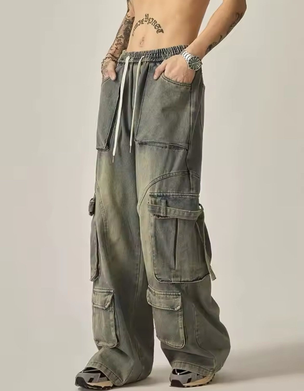 Japanese Brand × Jean Retro Washed Straight Pockets Jeans Size US 30 / EU 46 - 3 Thumbnail