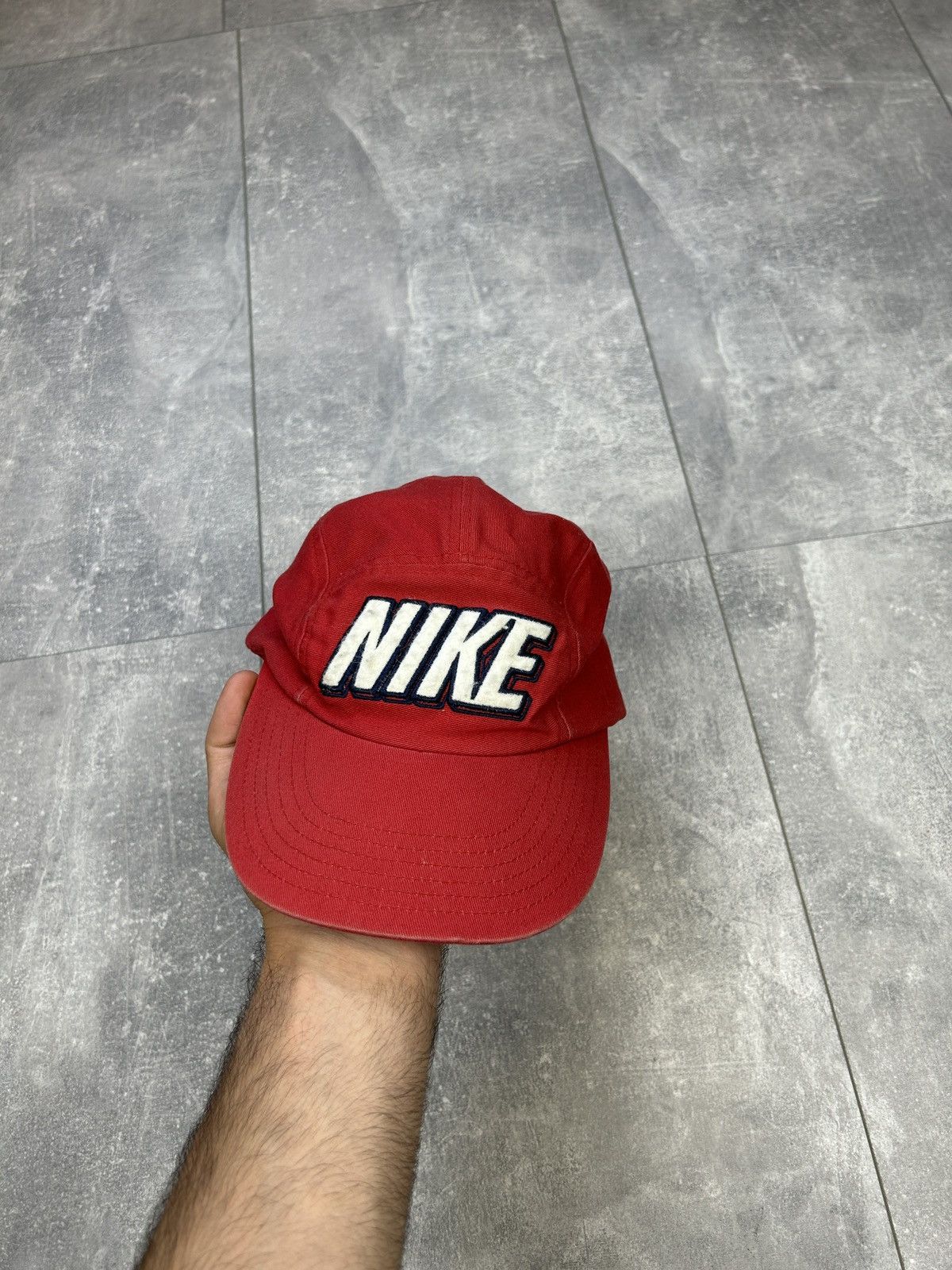 Nike × Vintage Vintage Nike 5 panel five cap hats y2k rare streetwear Size ONE SIZE - 1 Thumbnail
