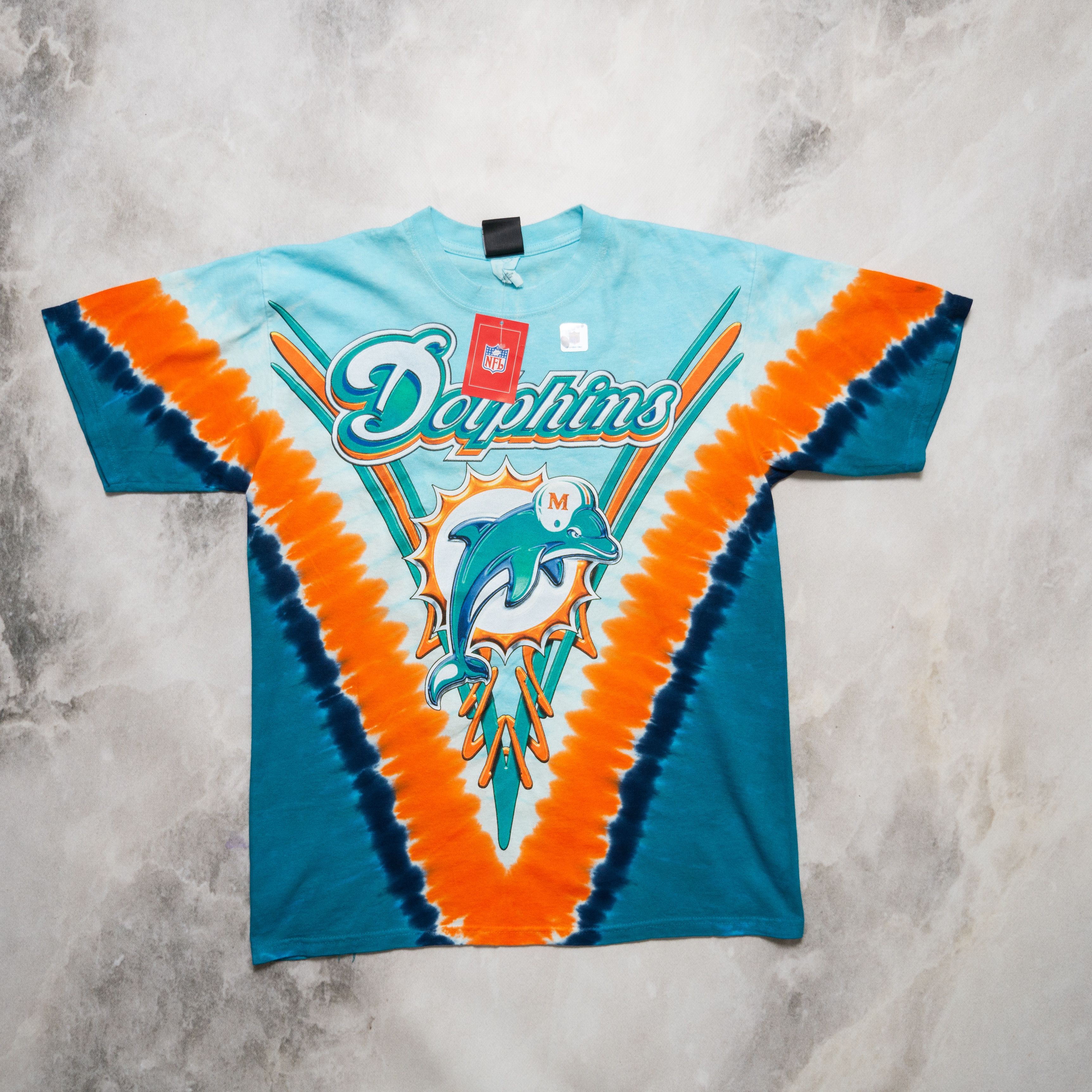 Liquid Blue × NFL × Vintage Vintage Liquid Blue NFL Miami Dolphins Tie-dye T-shirt New M Size US M / EU 48-50 / 2 - 1 Thumbnail