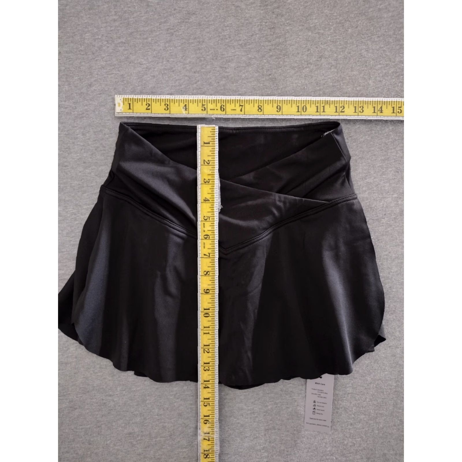 Vintage Hey Girl Skort Flare Active Women's Tennis Black Size S Size ONE SIZE - 4 Thumbnail