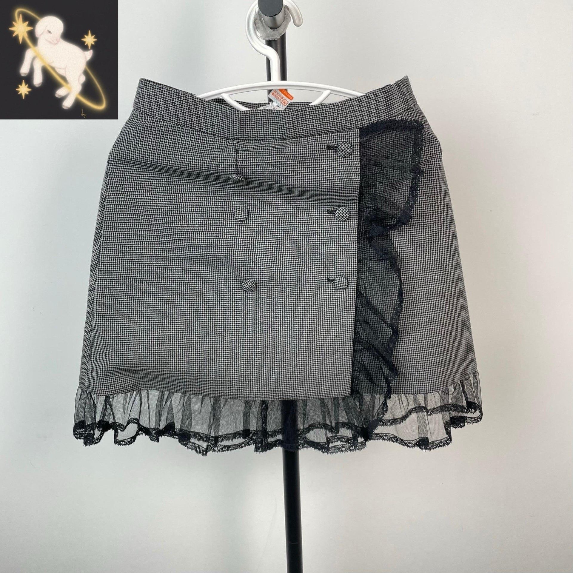Miu Miu Miu Miu Gray Skirt 40 Women Size 40" / US 18 - 1 Thumbnail