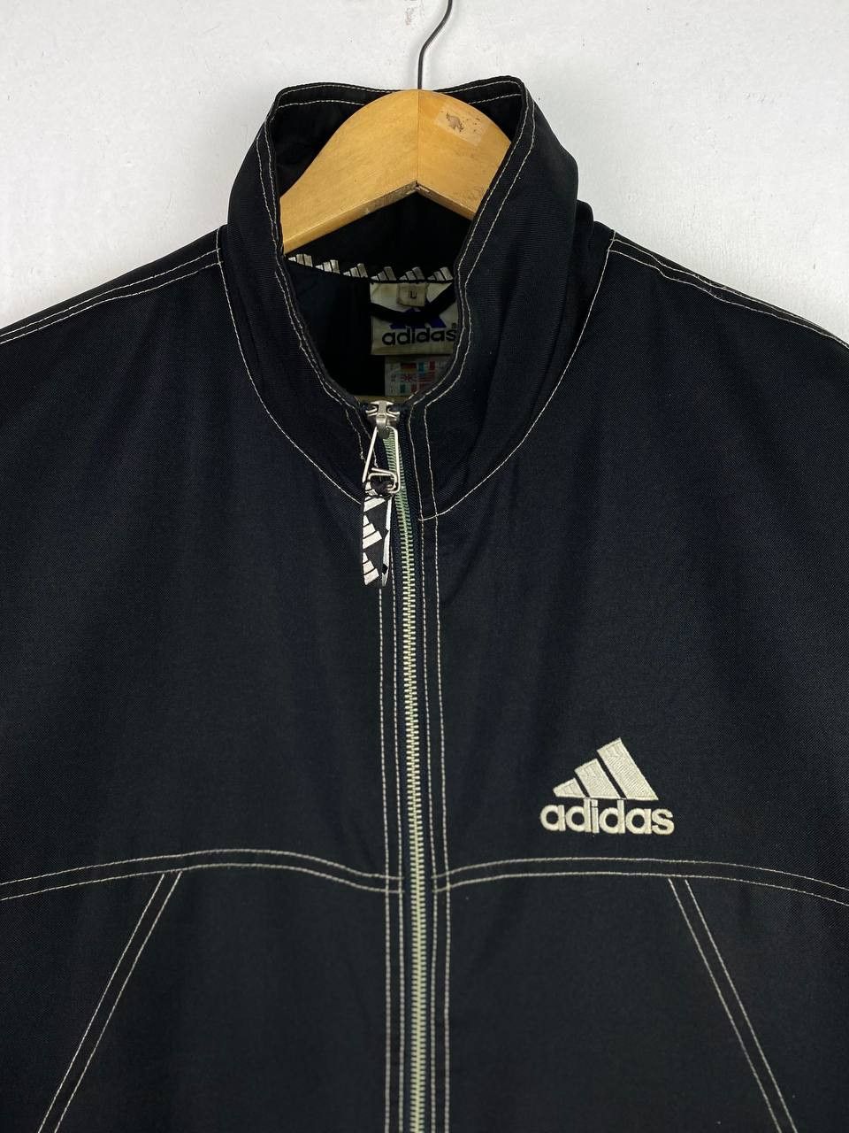 Adidas vintage 90s adidas equipment jacket very nice design Size US L / EU 52-54 / 3 - 2 Thumbnail