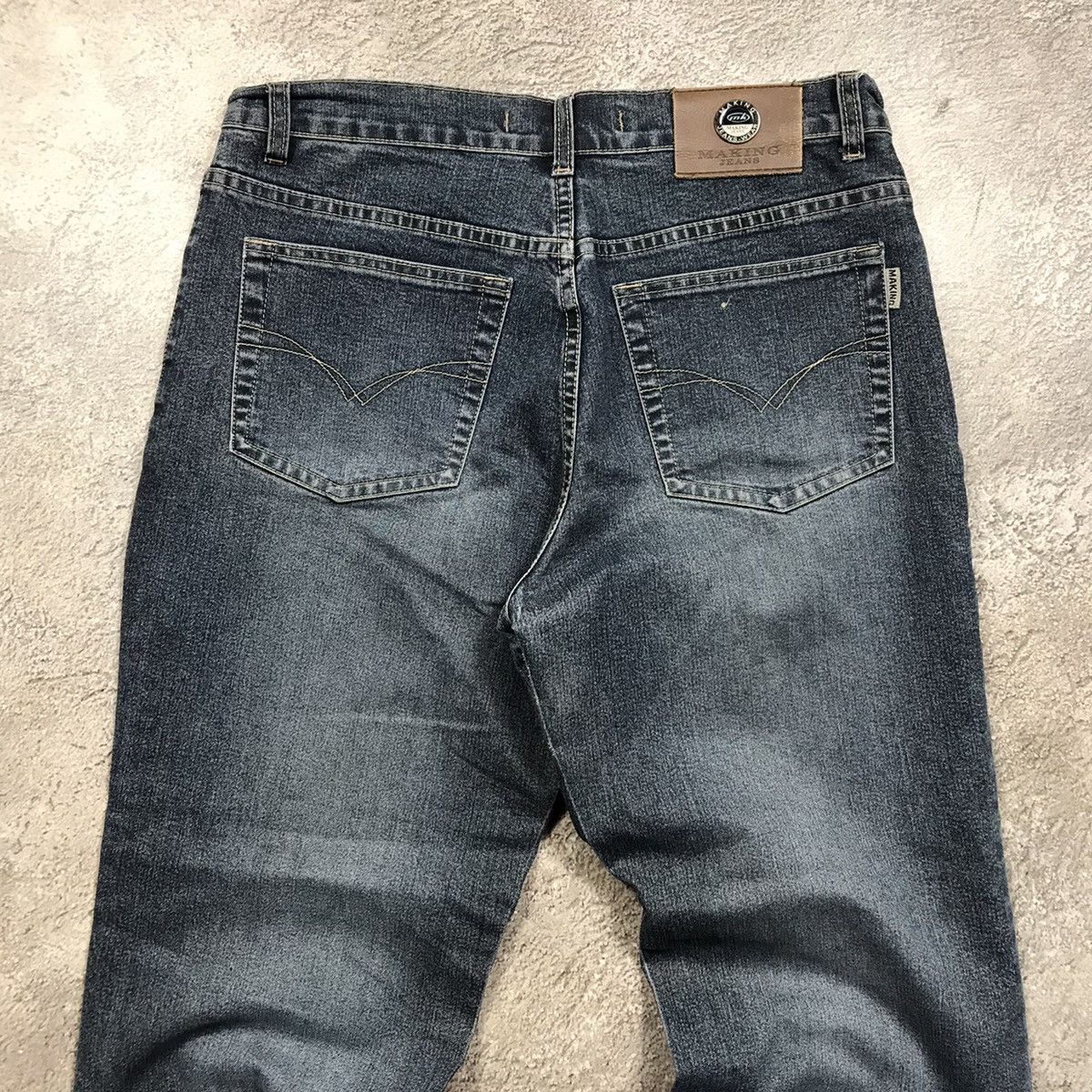 Japanese Brand vintage Faded Jeans japan distressed denim spring pants 90s Size US 33 - 5 Thumbnail