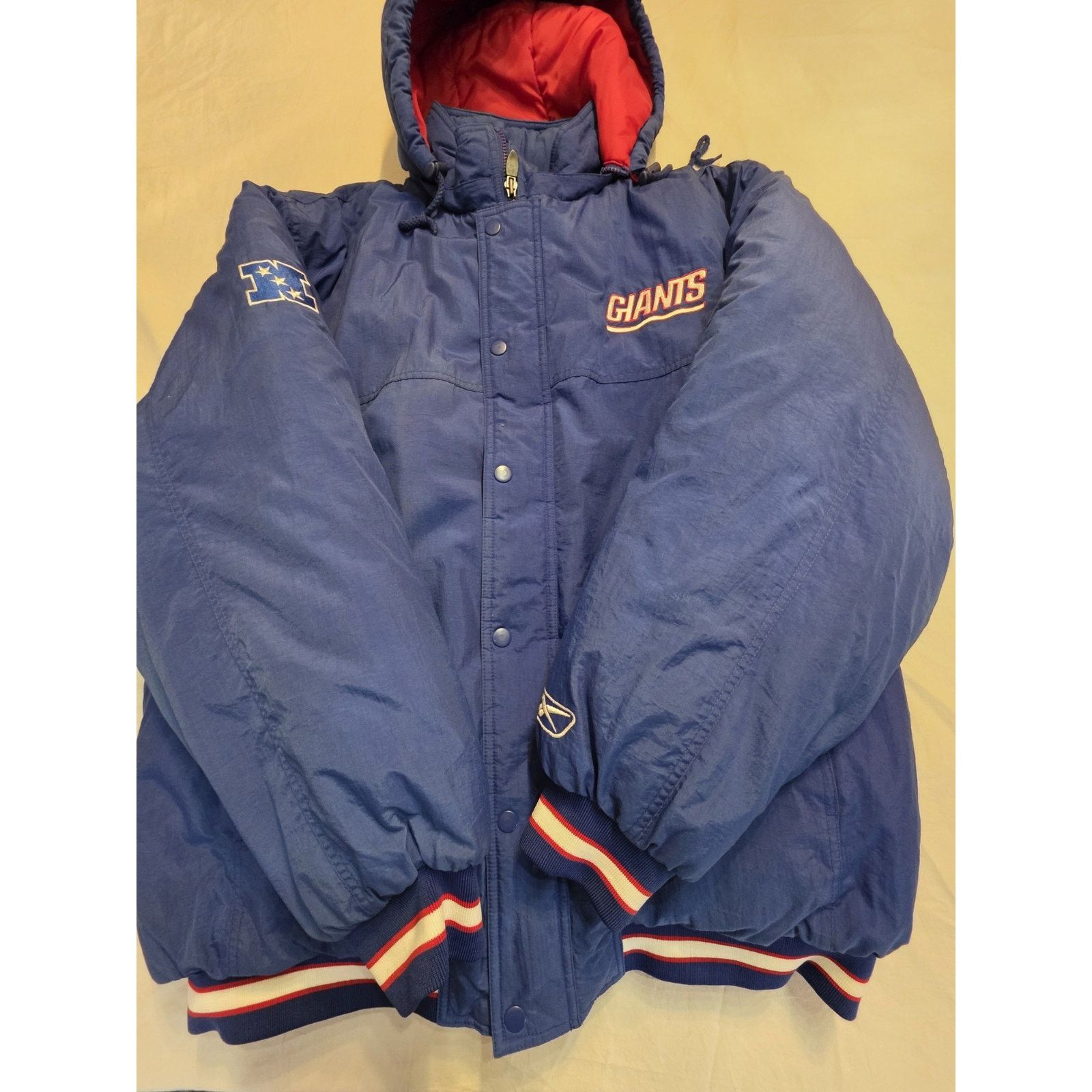 Reebok Vintage New York Giants Reebok Men's Heavyweight Puffer Size US XL / EU 56 / 4 - 1 Thumbnail