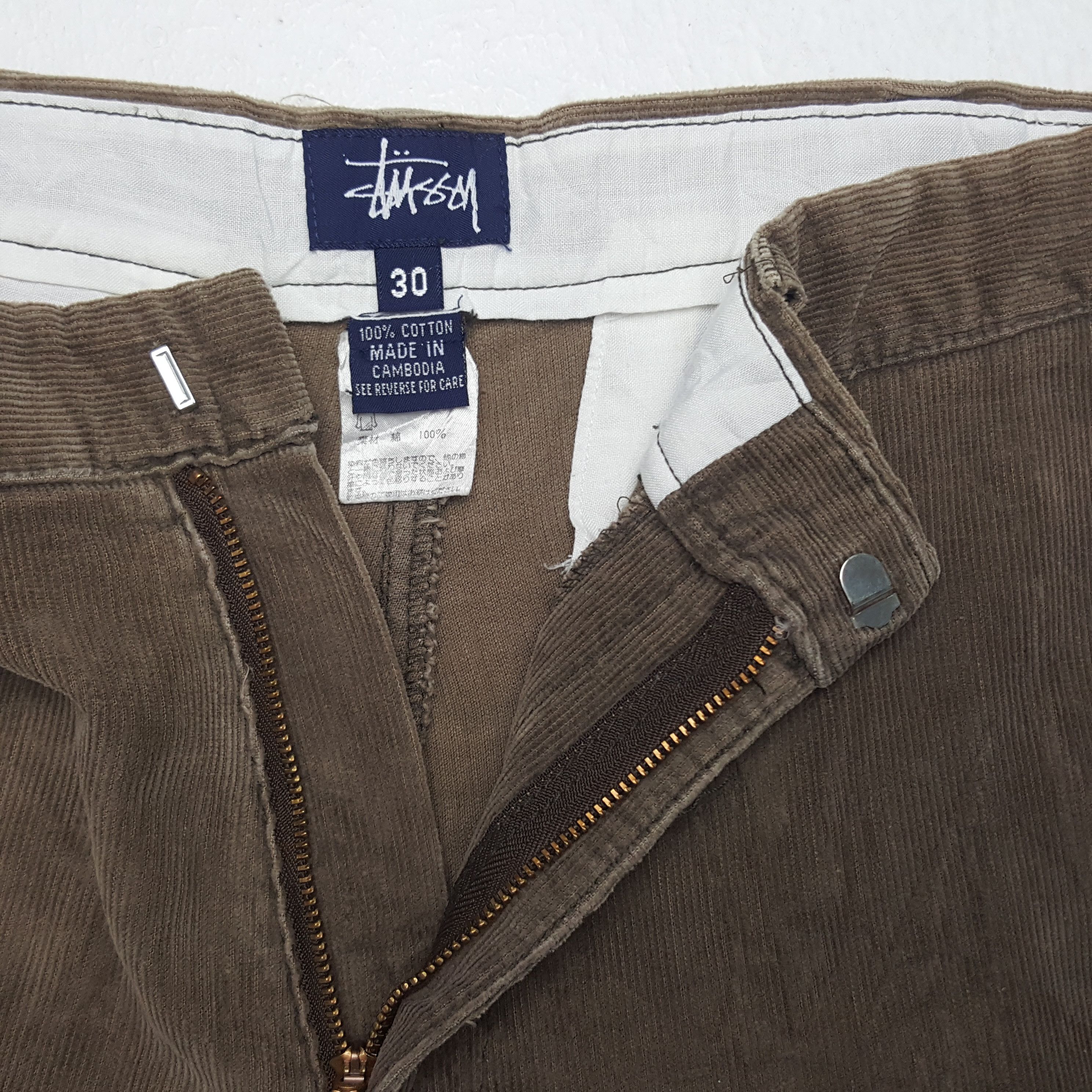Stussy × Vintage Vintage Stussy American Streetwear Corduroy Pants Size US 29 - 7 Thumbnail