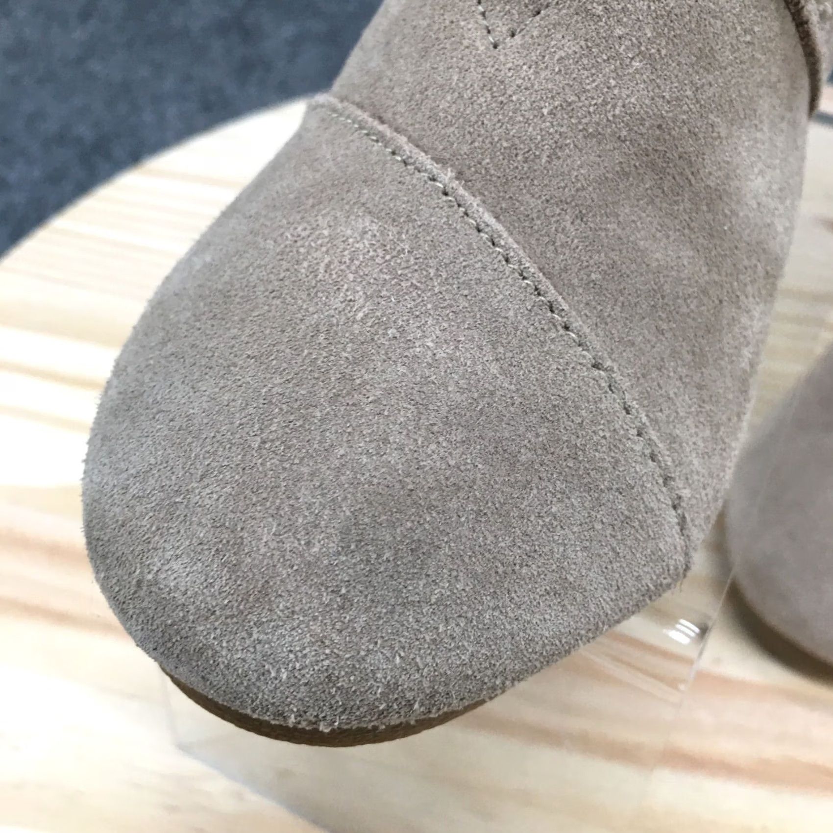 Toms Toms Boots Womens 9 Desert Brown Lace Up Ankle Wedge Heels Comfort Desert Boots Womens 9 Brown Slips User? Size M / US 6-8 / IT 42-44 - 4 Thumbnail