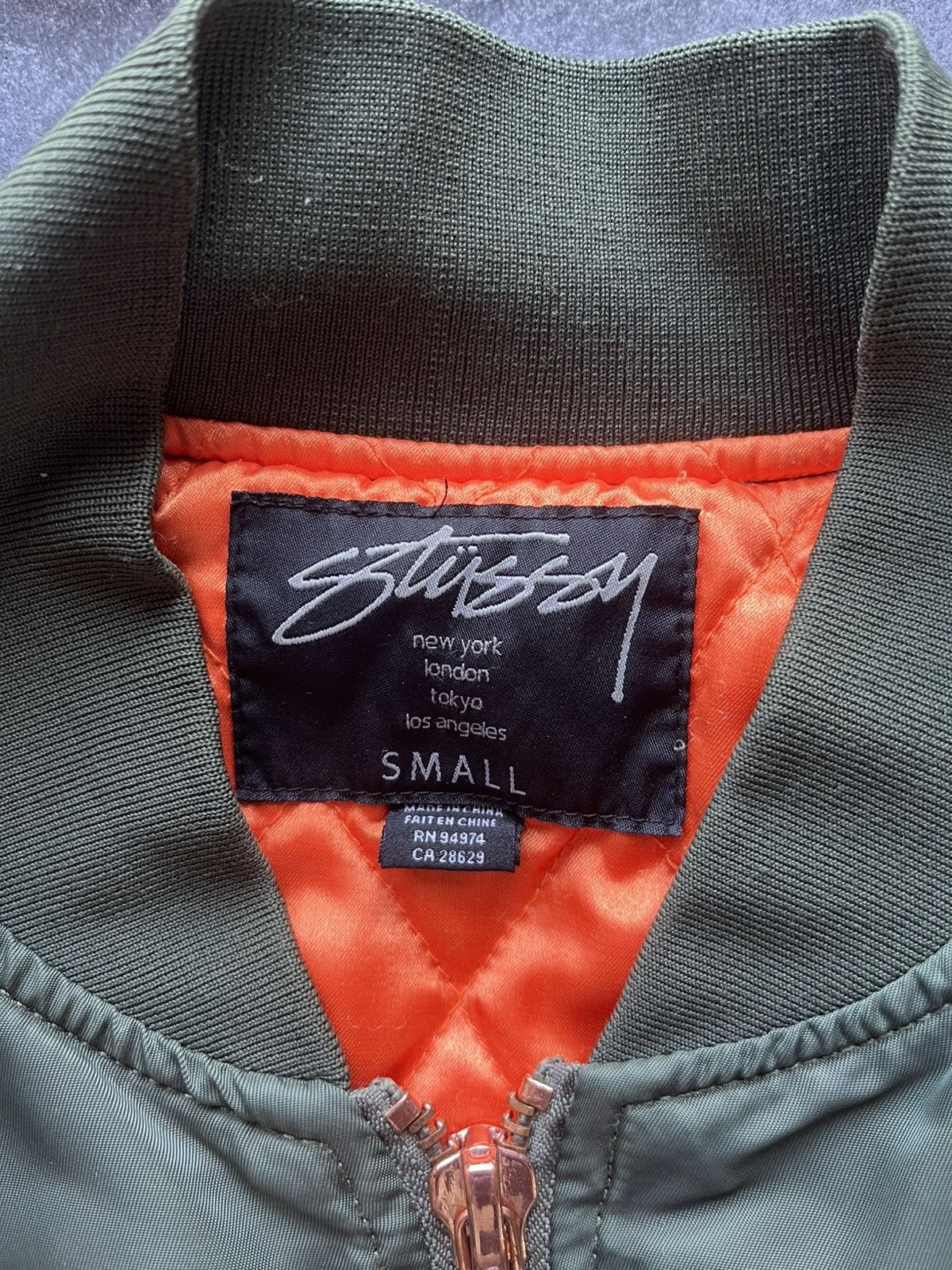 Stussy Zip Stussy Varsity Brown Size S Size US S / EU 44-46 / 1 - 7 Thumbnail