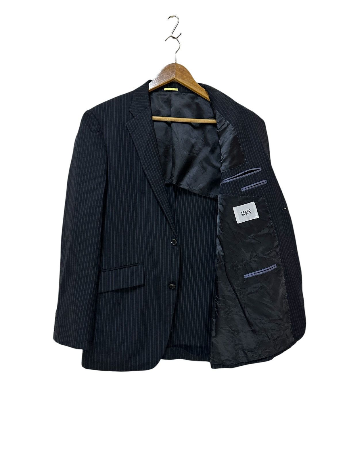 Takeo Kikuchi Takeo Kikuchi Stripe Blazer Japan Size US M / EU 48-50 / 2 - 4 Thumbnail