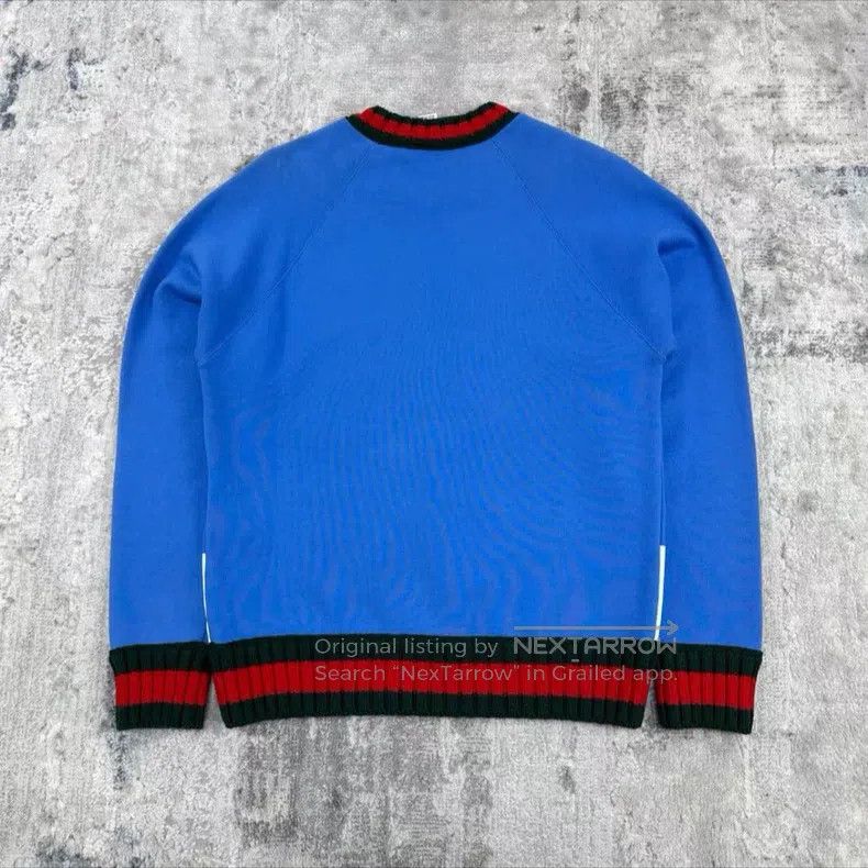 Gucci Gucci Tiger Classic Fleece Striped Sweatshirt Size US S / EU 44-46 / 1 - 7 Thumbnail