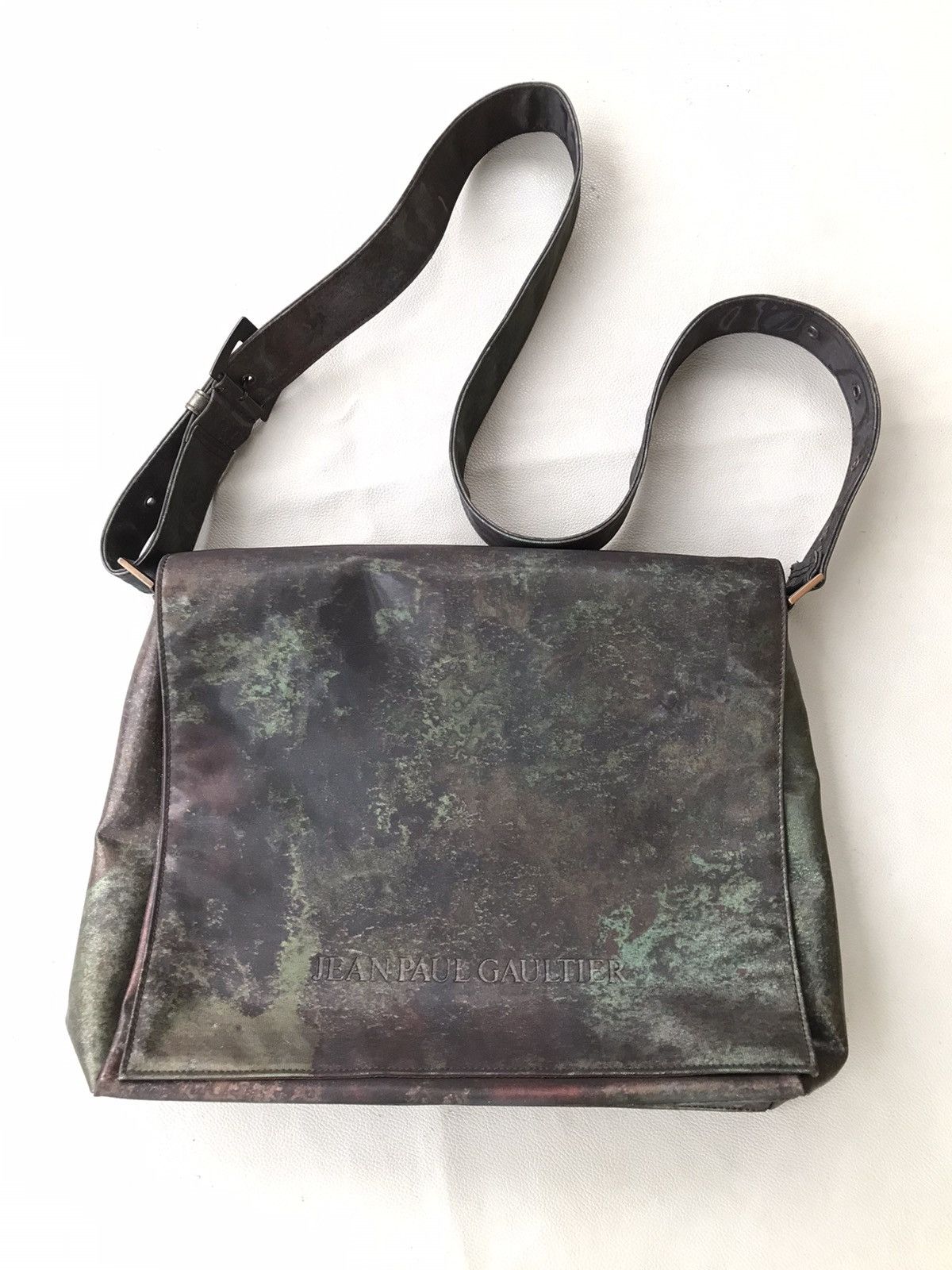 image of Archival Clothing x Jean Paul Gaultier 1990S Jean Paul Gaultier Earth Evolution Bag Crossbody, Men'